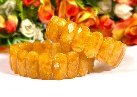 20 MM Golden Healer Quartz Stone Bracelet l Stretchable Bracelet AAAAA +++++