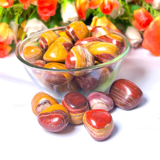 Mookite Jasper Stone Tumbled Stone - Spiritual Stone -Healing Crystals in pack sizes of 1,3,5, and 10 Pieces Quality AAAAA +++++