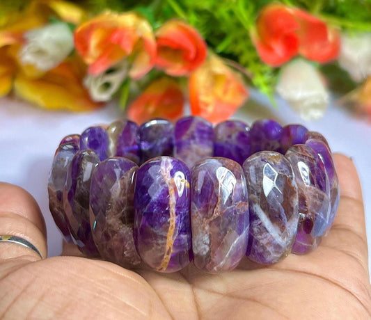 Premium Quality 25 MM Auralite 23 Stone Bracelet l Stretchable Bracelet