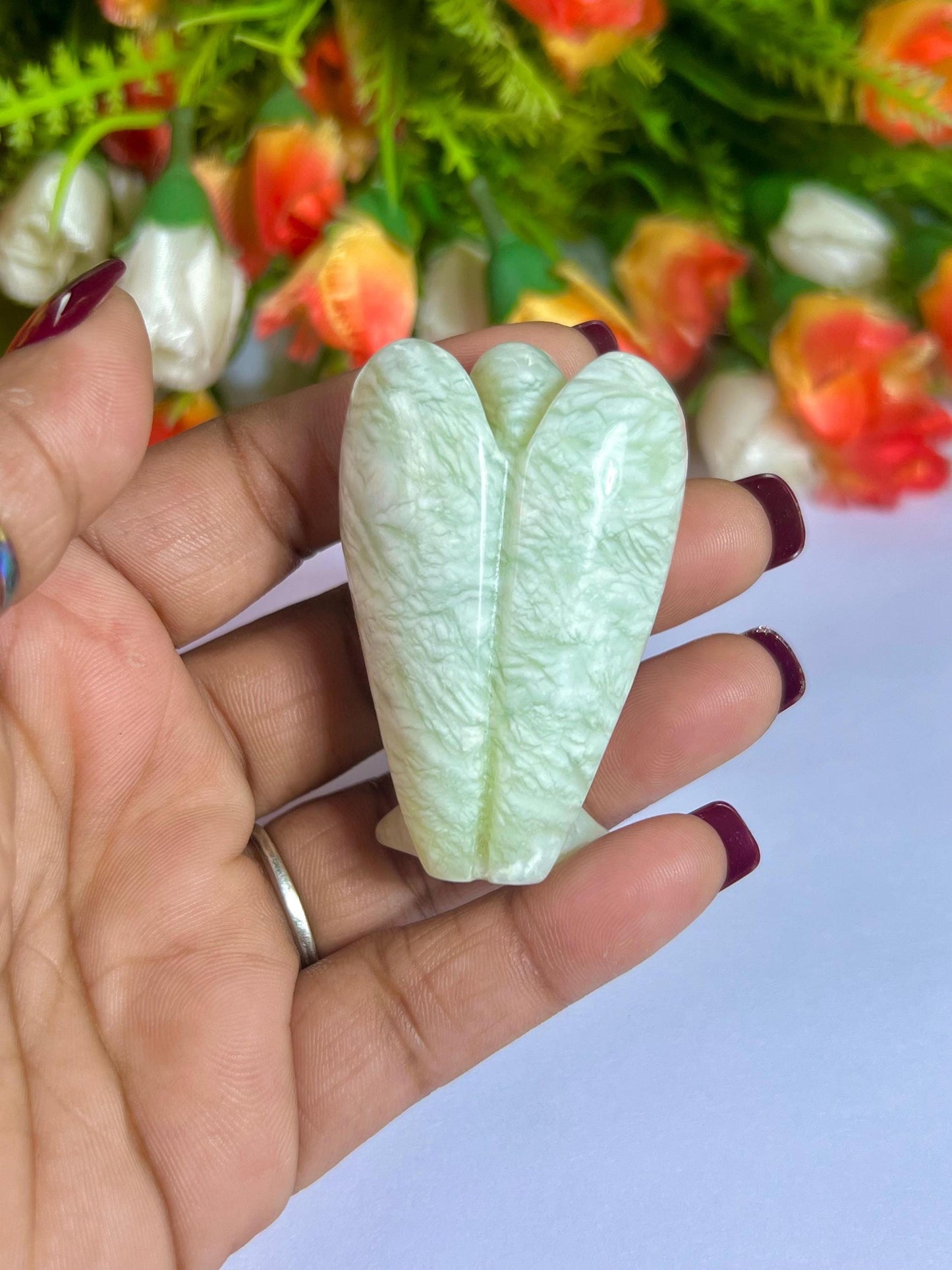 2" Angel Tremolite Guardian Angel blessed Angelic connection