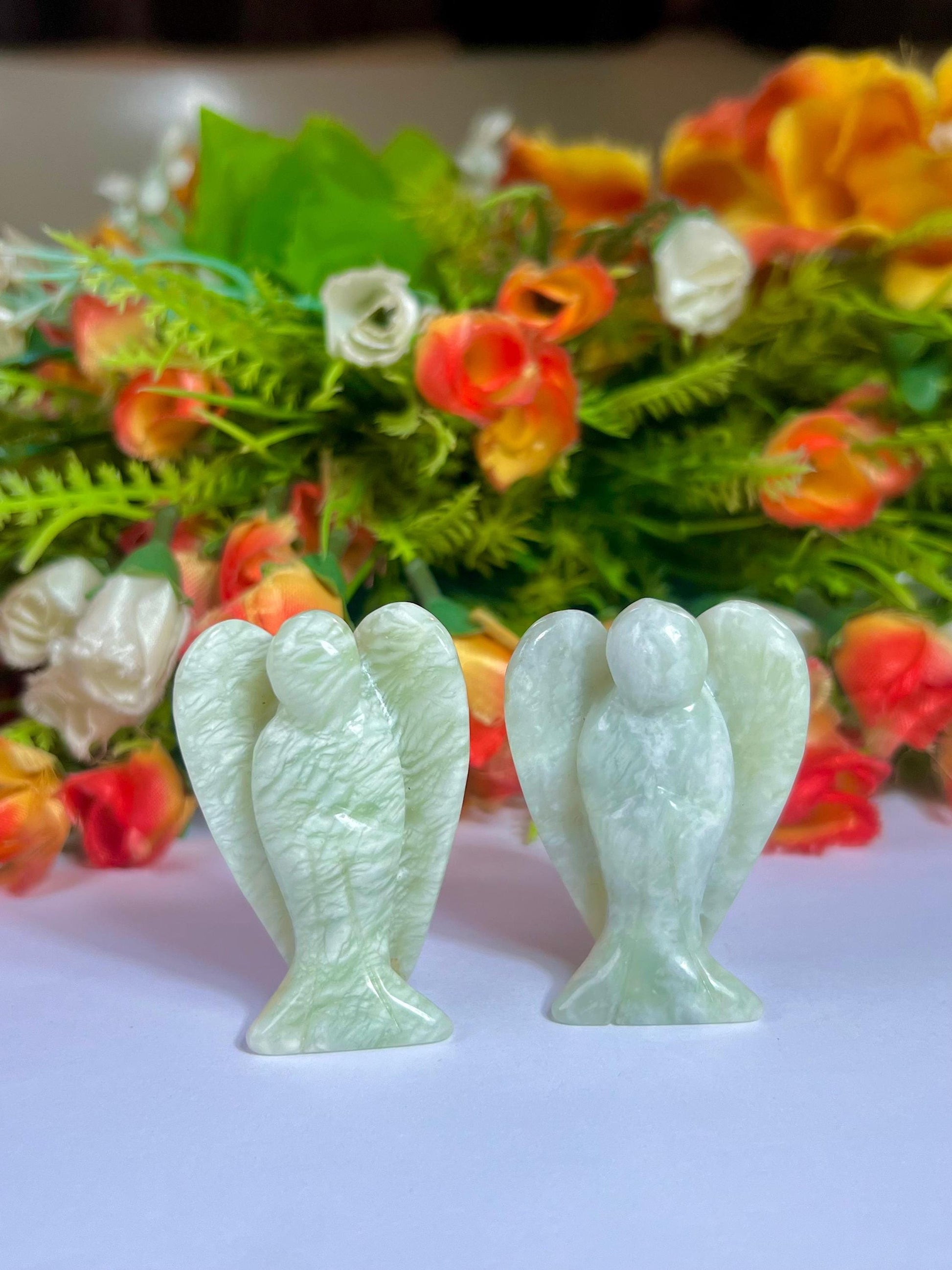 2" Angel Tremolite Guardian Angel blessed Angelic connection