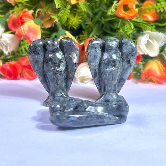 2" Angel Larvikite Stone Guardian Angel blessed Angelic connection