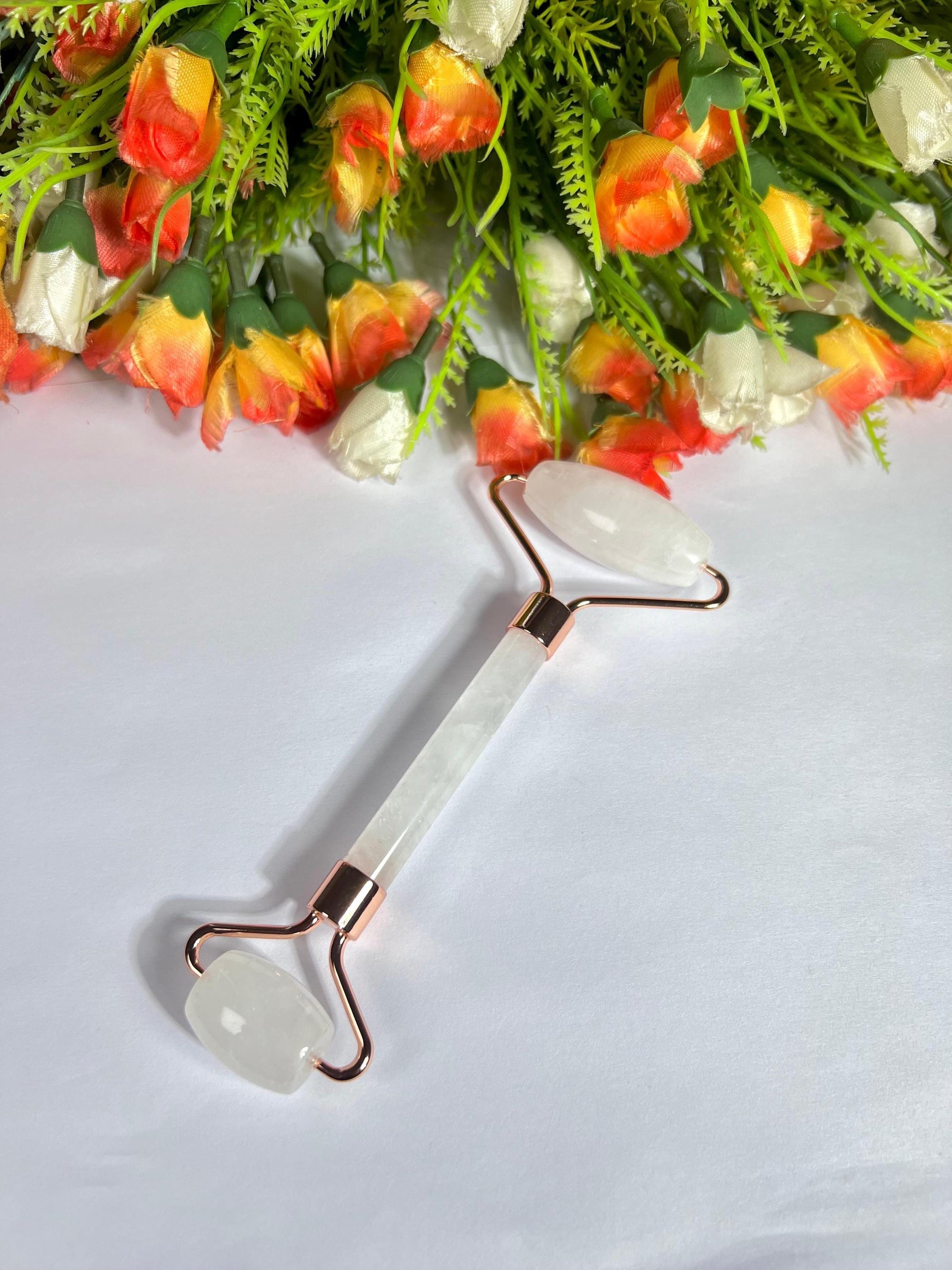 Himalayan Crystal Stone Face Massager Roller AAAA ++++ with Gift Box
