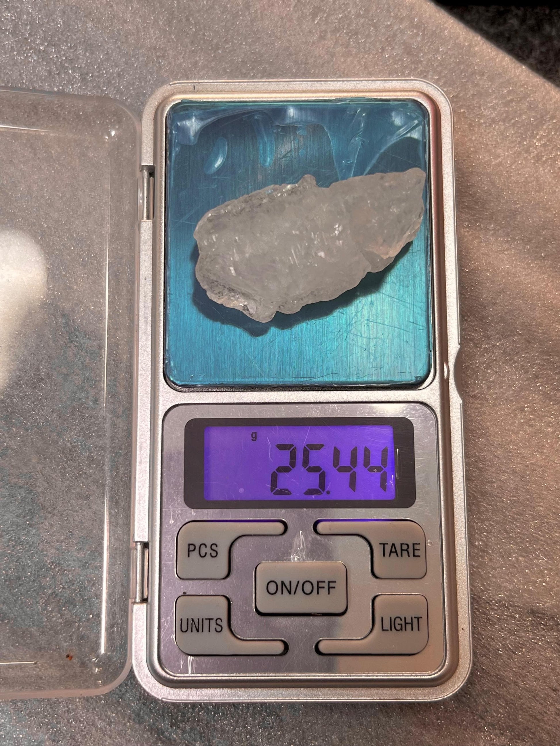 Premium Nirvana Quartz Crystal -Trigonic Quartz - Ice Quartz - Himalayan Quartz-Natural Rough Stone 25 Gram