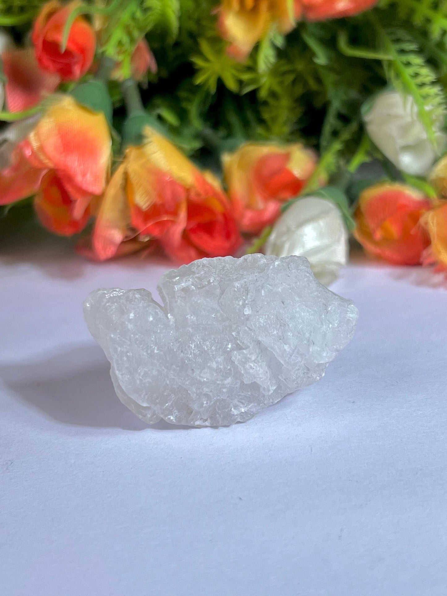 Premium Nirvana Quartz Crystal -Trigonic Quartz - Ice Quartz - Himalayan Quartz-Natural Rough Stone 32 Gram