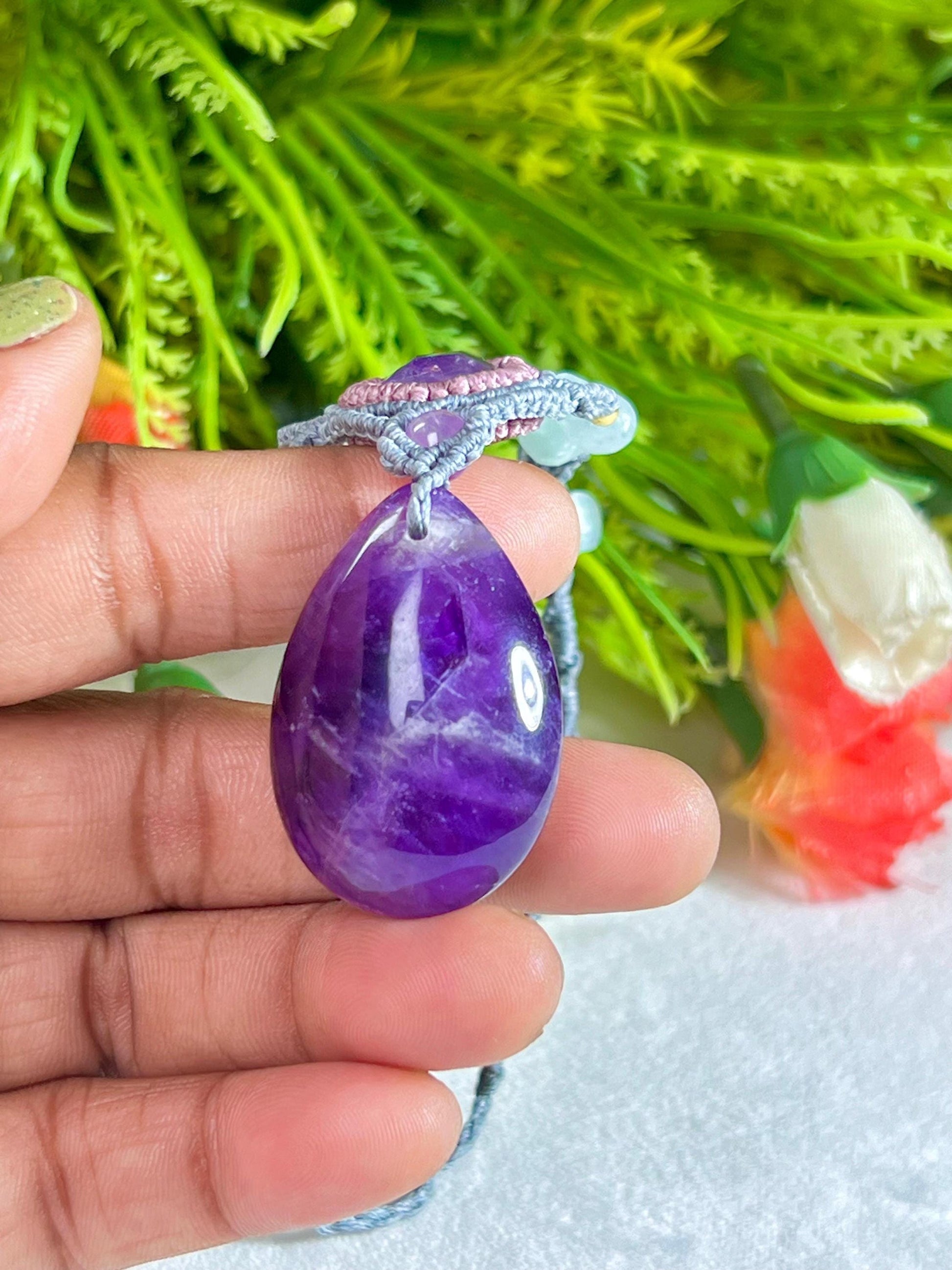 Beautiful Amethyst Stone Necklace