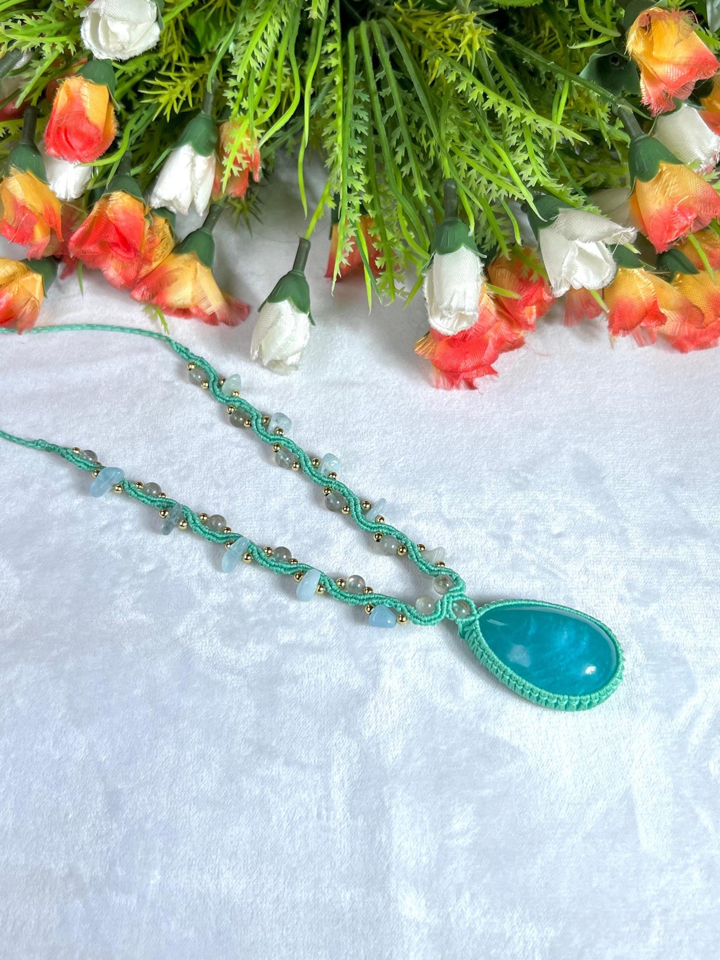 Beautiful Amazonite Stone Necklace