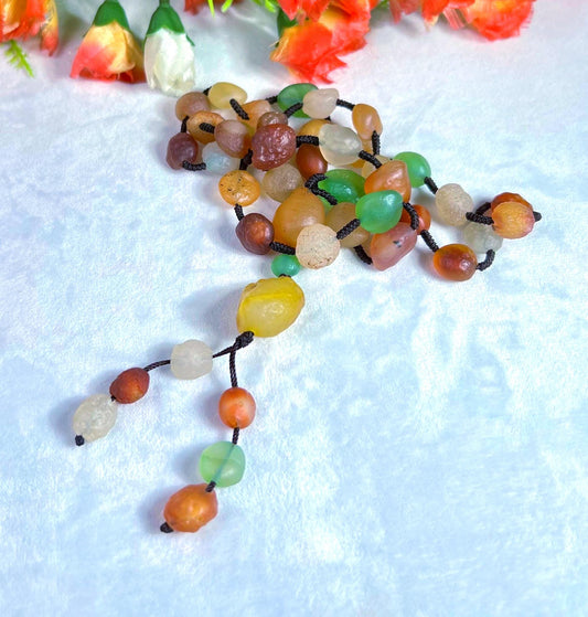 Beautiful Gobi Desert Stone Mala Necklace