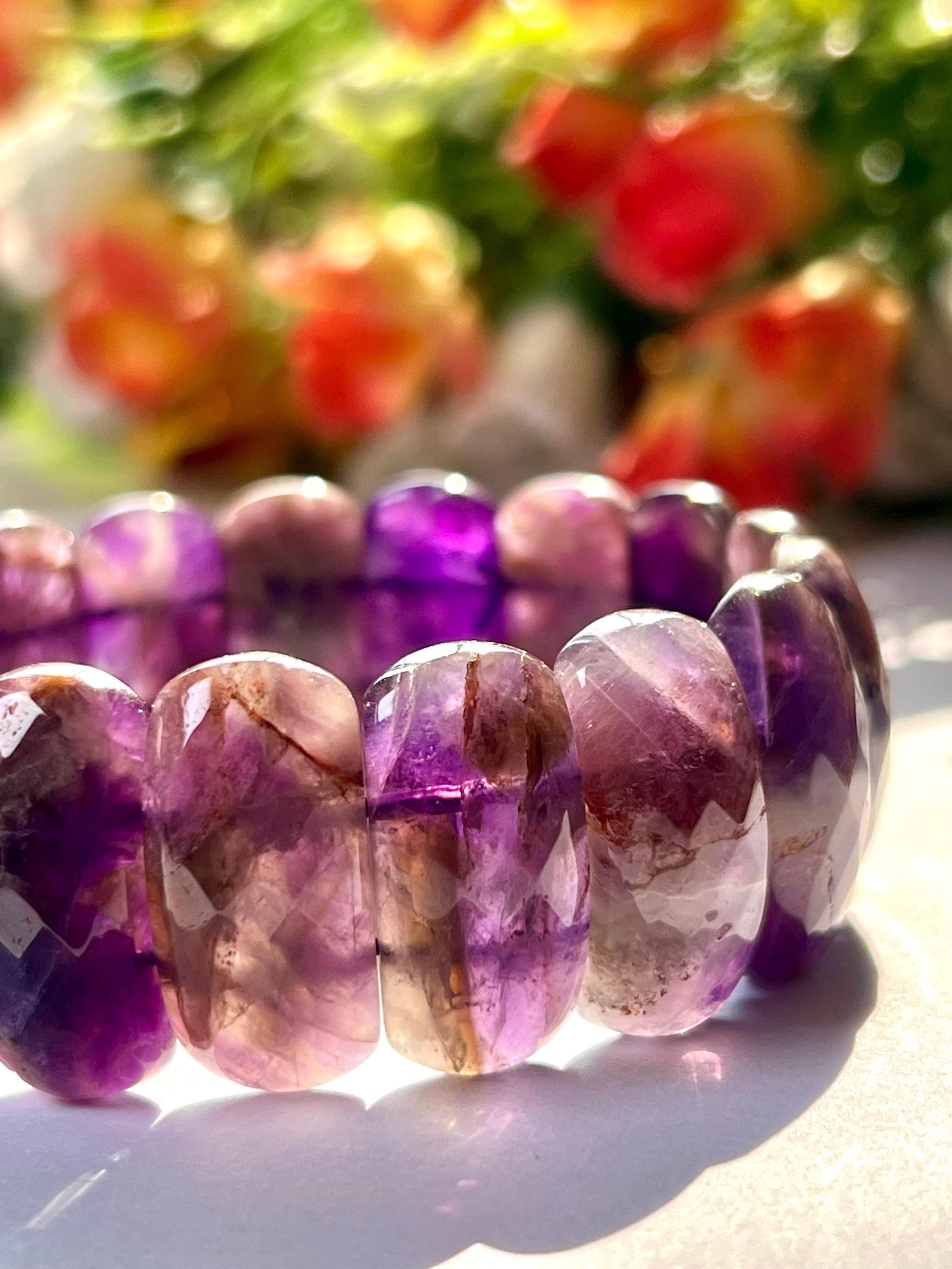 Premium Quality 25 MM Auralite 23 Stone Bracelet l Stretchable Bracelet