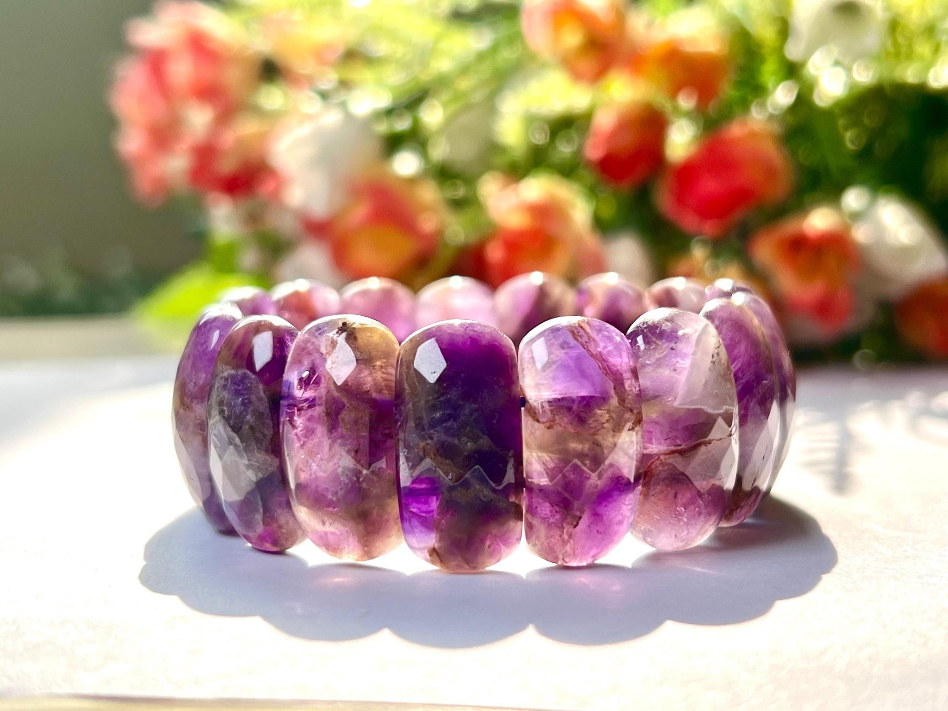 Premium Quality 25 MM Auralite 23 Stone Bracelet l Stretchable Bracelet