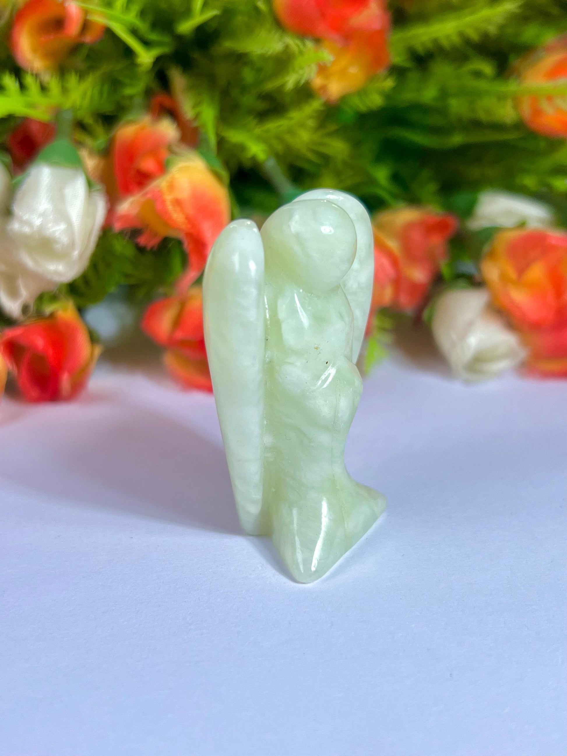 2" Angel Tremolite Guardian Angel blessed Angelic connection