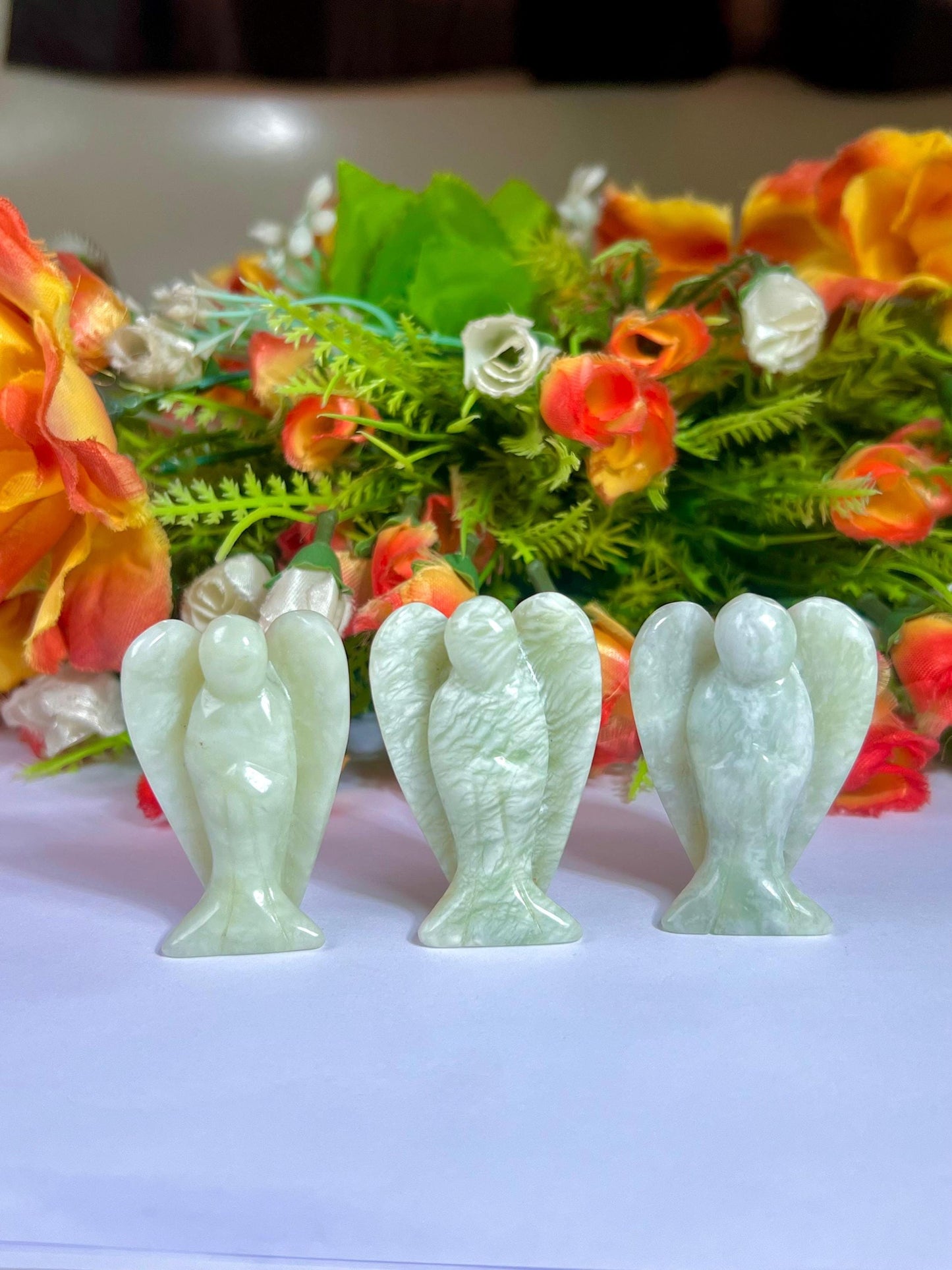 2" Angel Tremolite Guardian Angel blessed Angelic connection