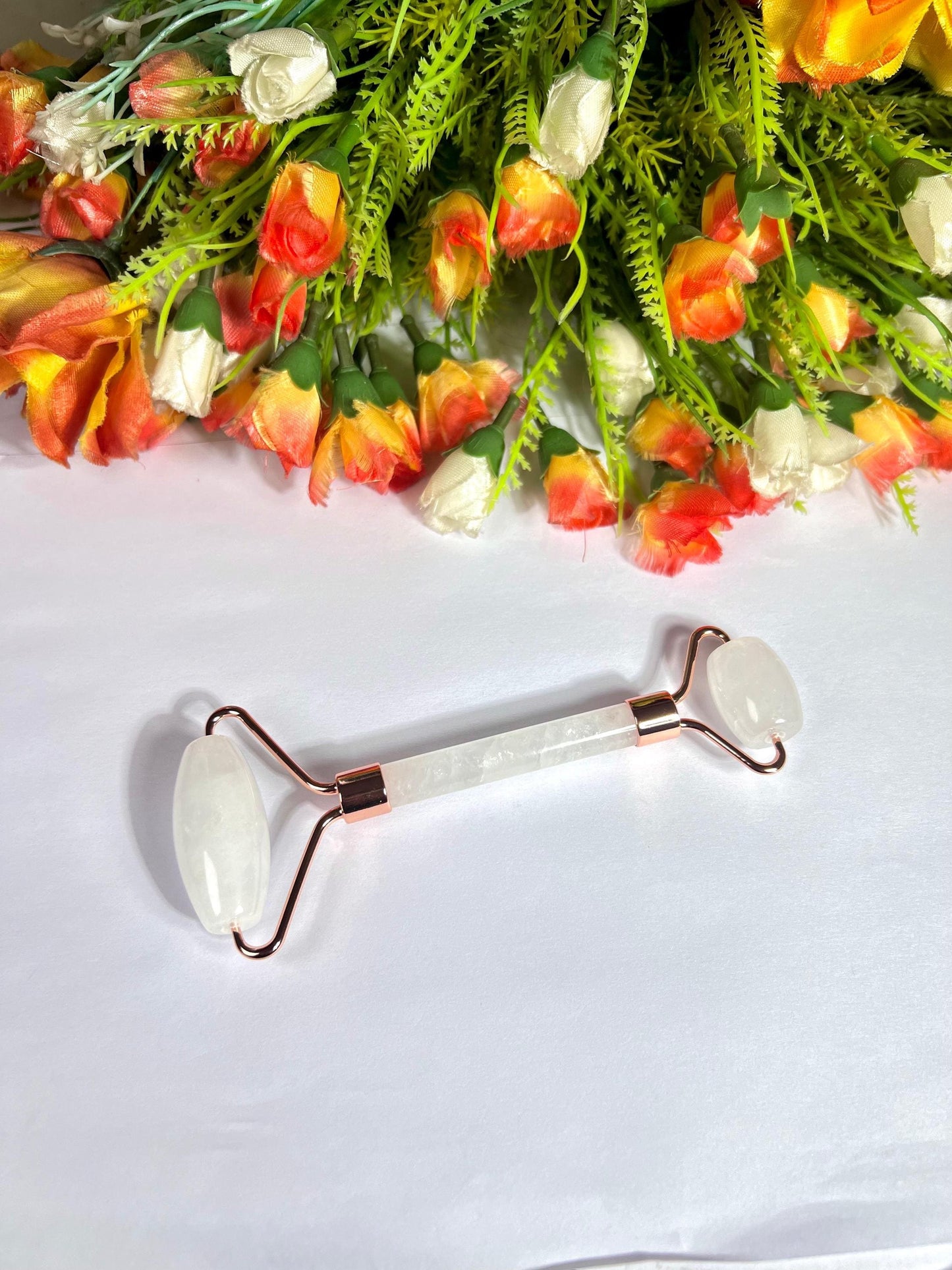 Himalayan Crystal Stone Face Massager Roller AAAA ++++ with Gift Box