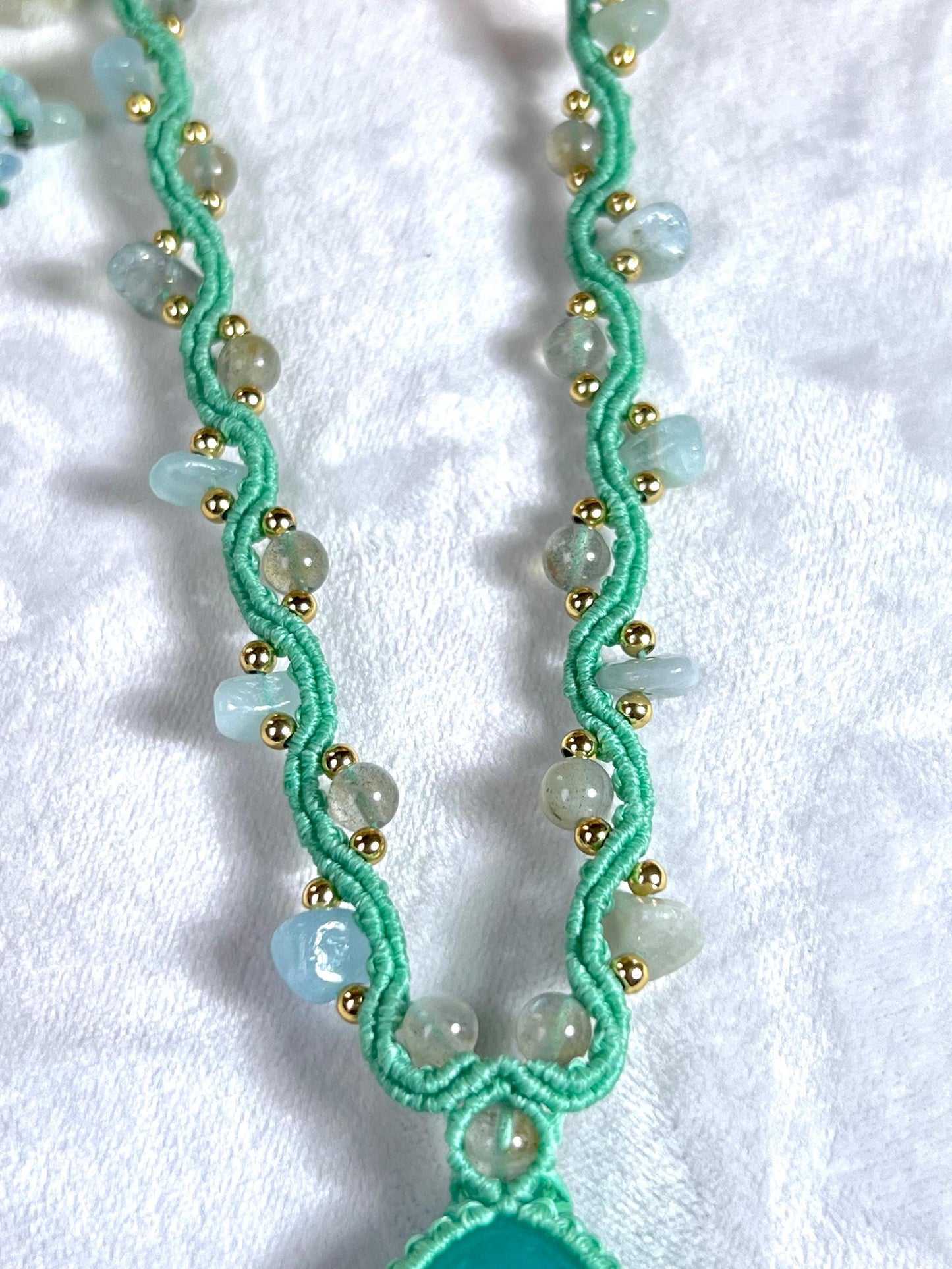 Beautiful Amazonite Stone Necklace