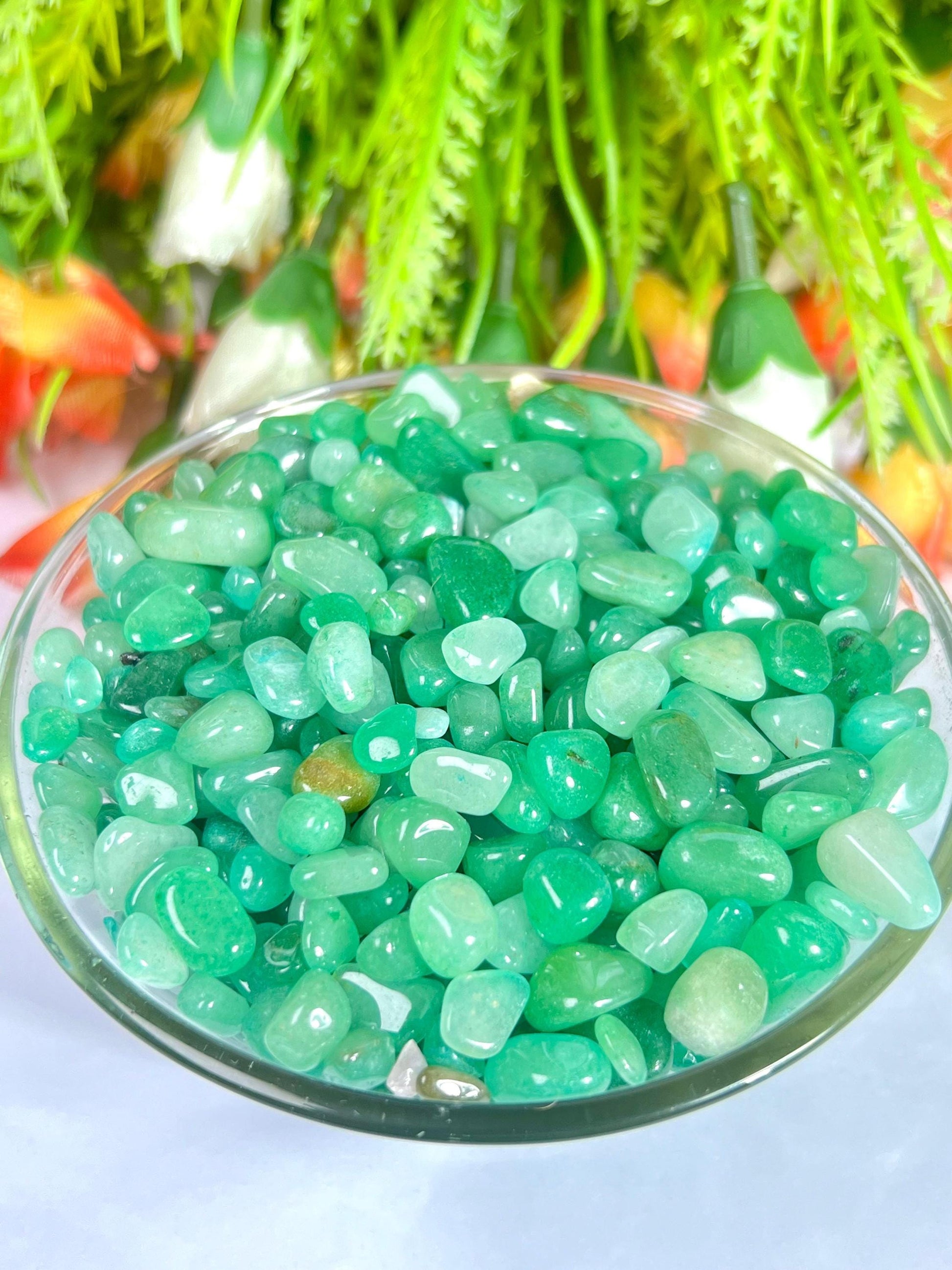 Green Aventurine Stone Chips Stone - Spiritual Stone -Healing Crystals in pack Quality AAAAA +++++
