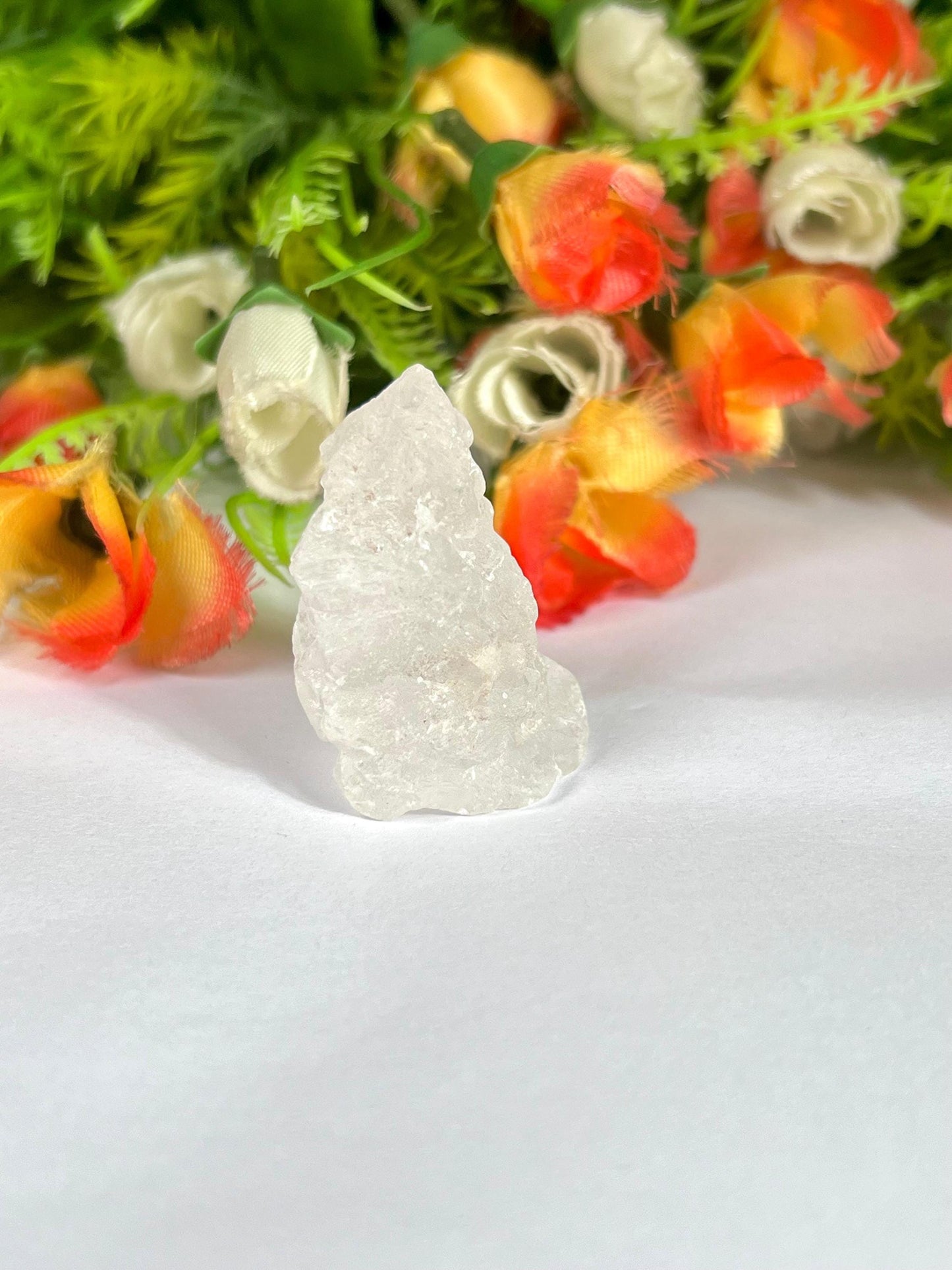 Premium Nirvana Quartz Crystal -Trigonic Quartz - Ice Quartz - Himalayan Quartz-Natural Rough Stone 31 Gram