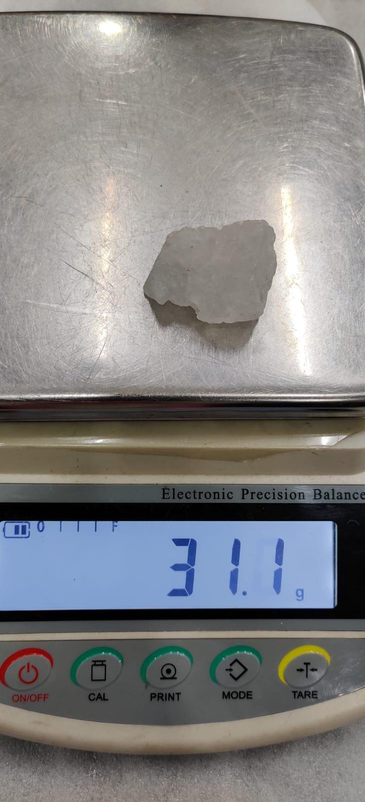 Premium Nirvana Quartz Crystal -Trigonic Quartz - Ice Quartz - Himalayan Quartz-Natural Rough Stone 31 Gram