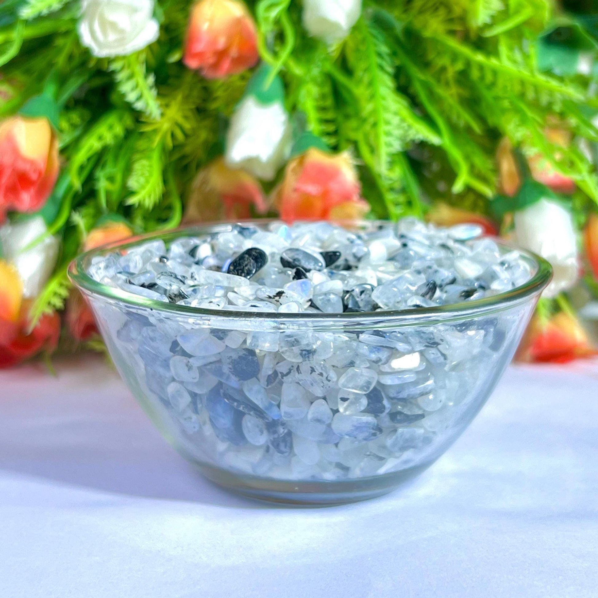 Rainbow Moonstone Chips Stone - Spiritual Stone -Healing Crystals in pack Quality AAAAA +++++