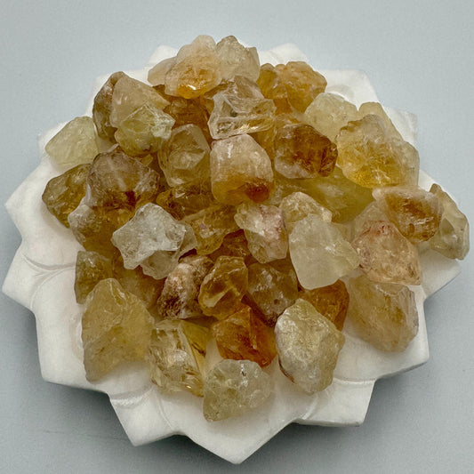 Raw Citrine Stone Beads: Natural Gemstone Nuggets for Jewelry Making