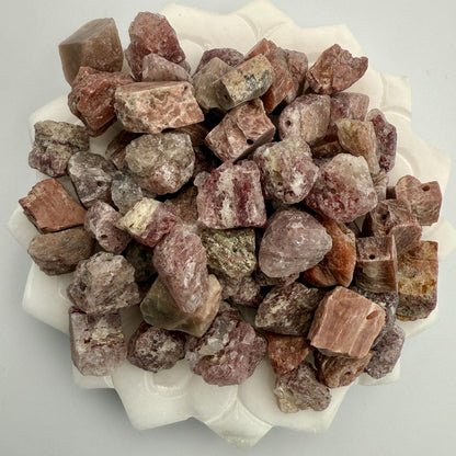 Raw Super Seven Crystal Beads: Melody Stone Nuggets (10-15mm)
