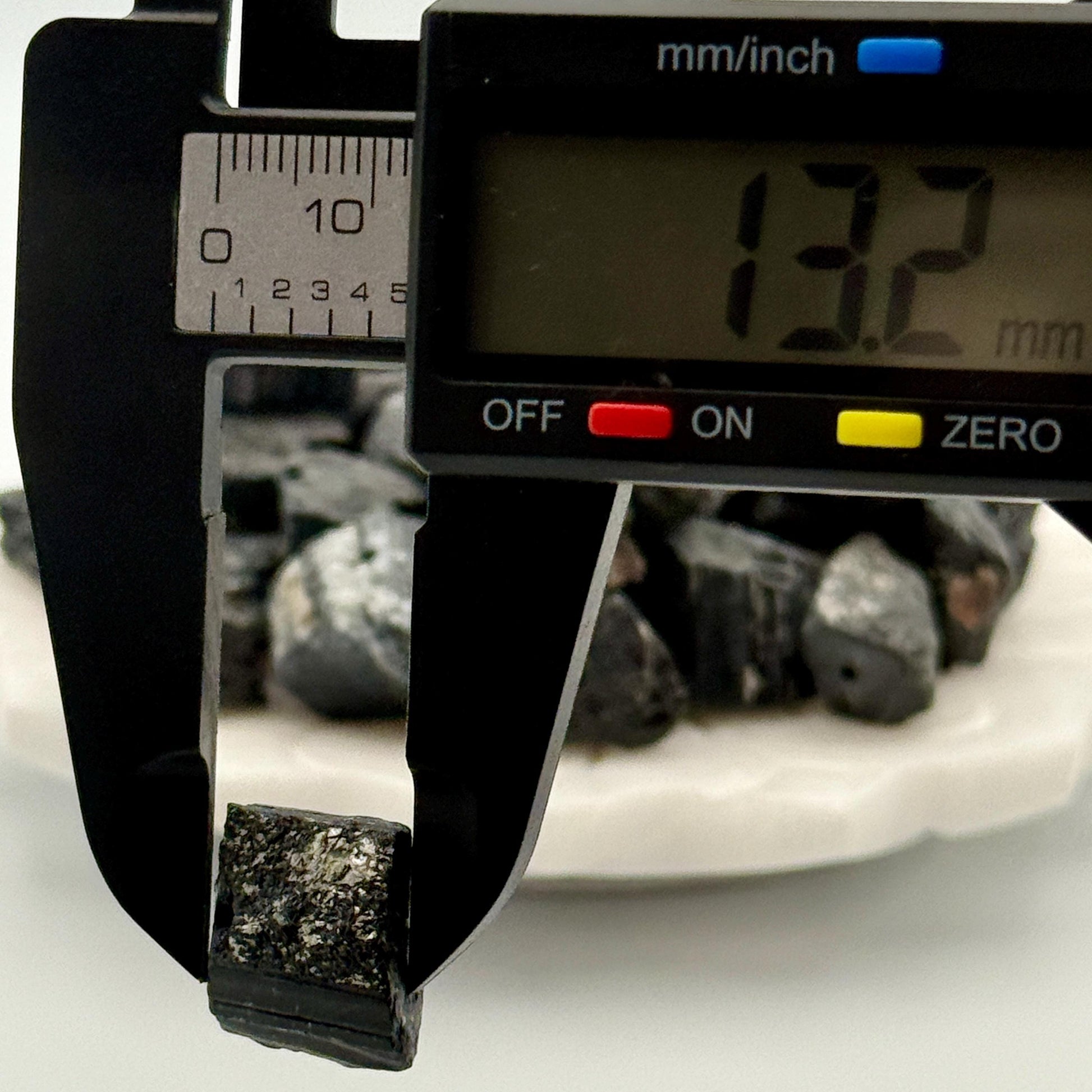 Raw Black Tourmaline Beads: Natural Crystal Nuggets for Jewelry Making