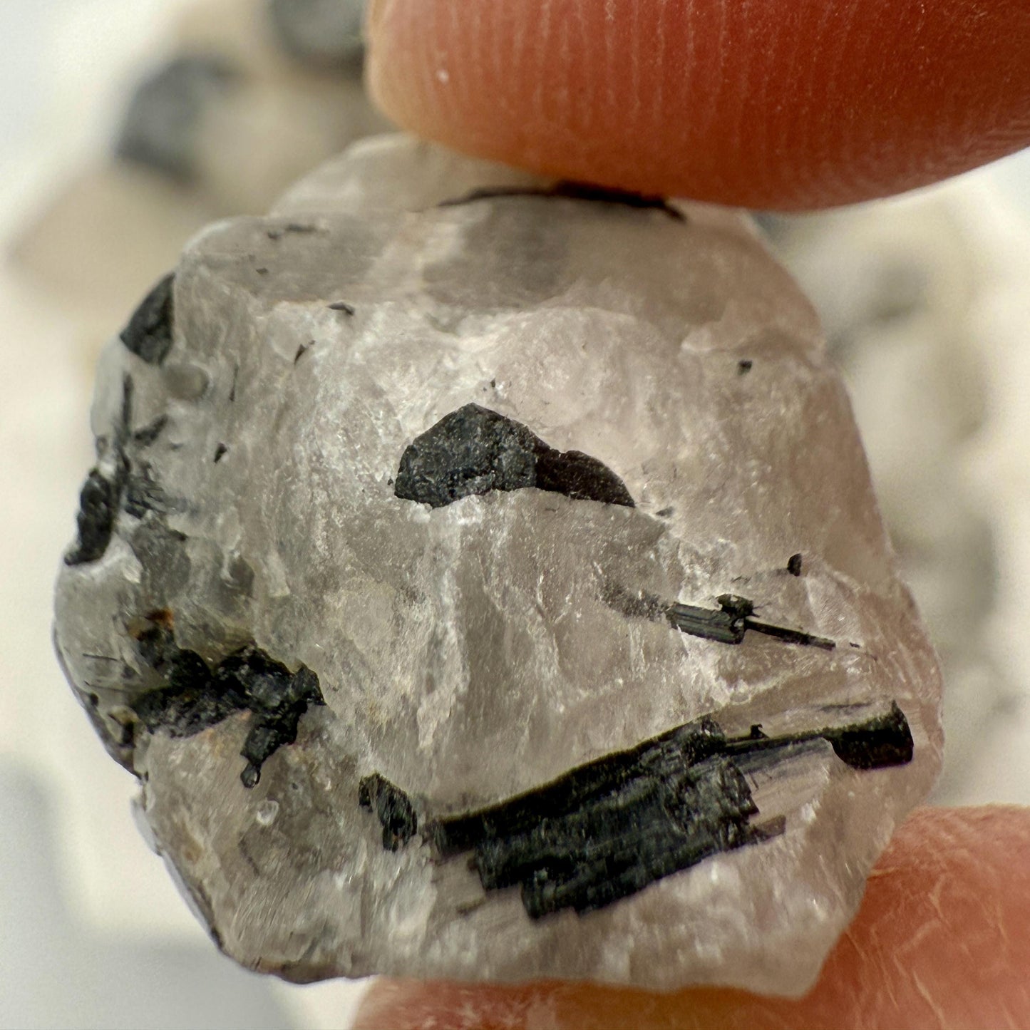 Raw Yin Yang Crystal Beads – Black and White Gemstone Nuggets
