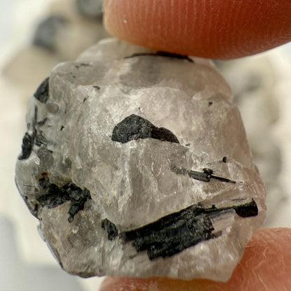 Raw Yin Yang Crystal Beads – Black and White Gemstone Nuggets