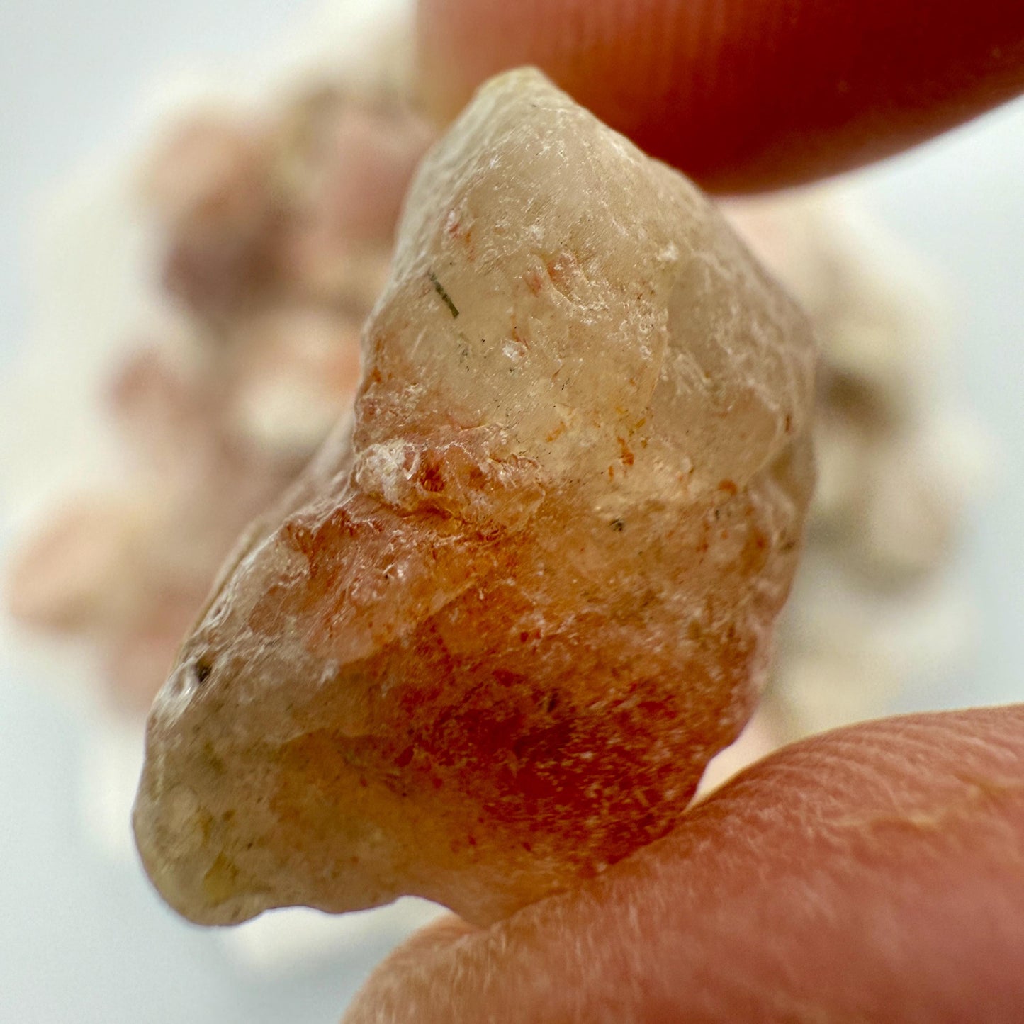 Raw Pink Aventurine Beads: Natural Peach Gemstone Nuggets for Jewelry Making