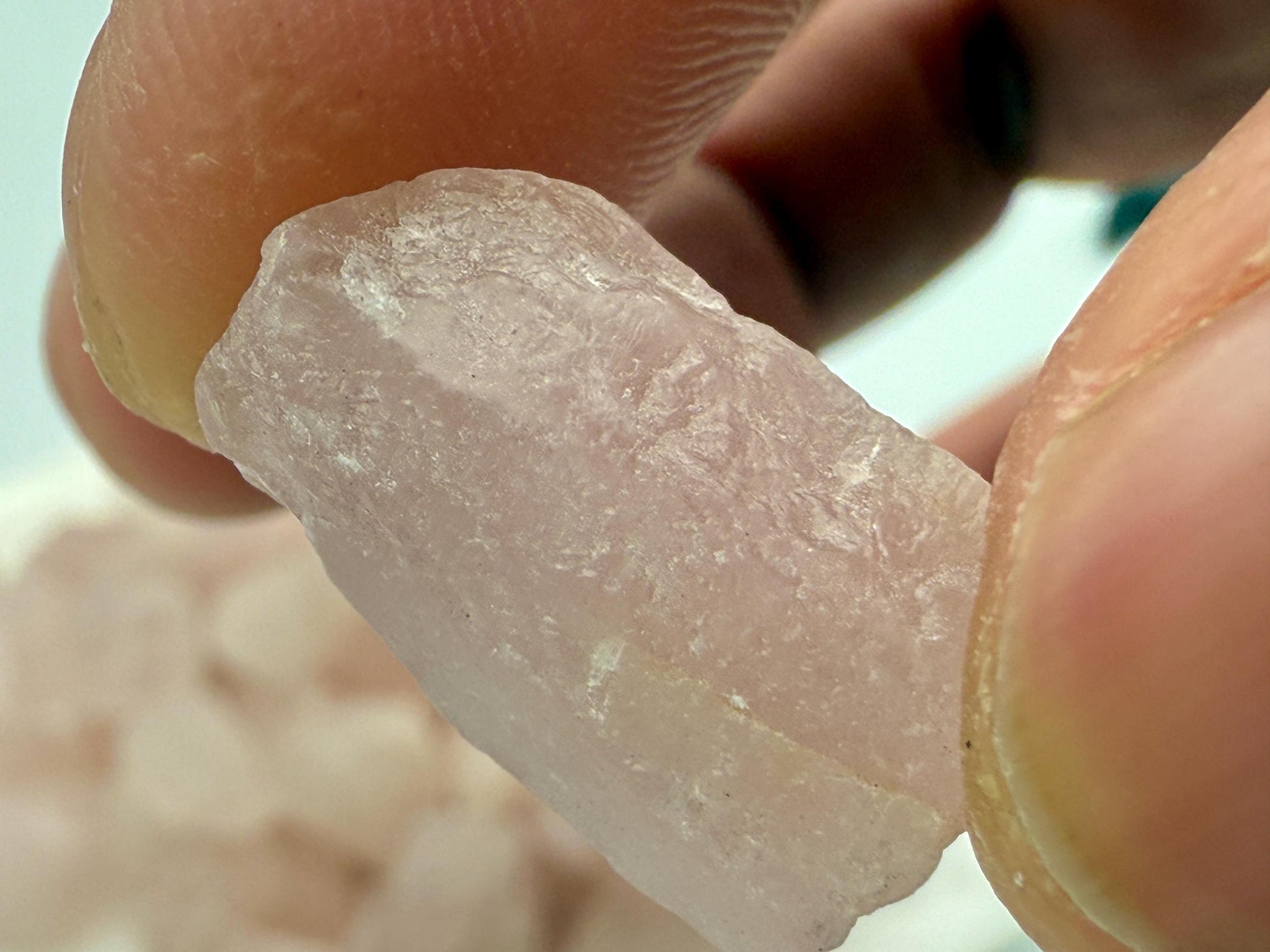 Raw Rose Quartz Beads: Natural Pink Crystal Nuggets for Jewelry