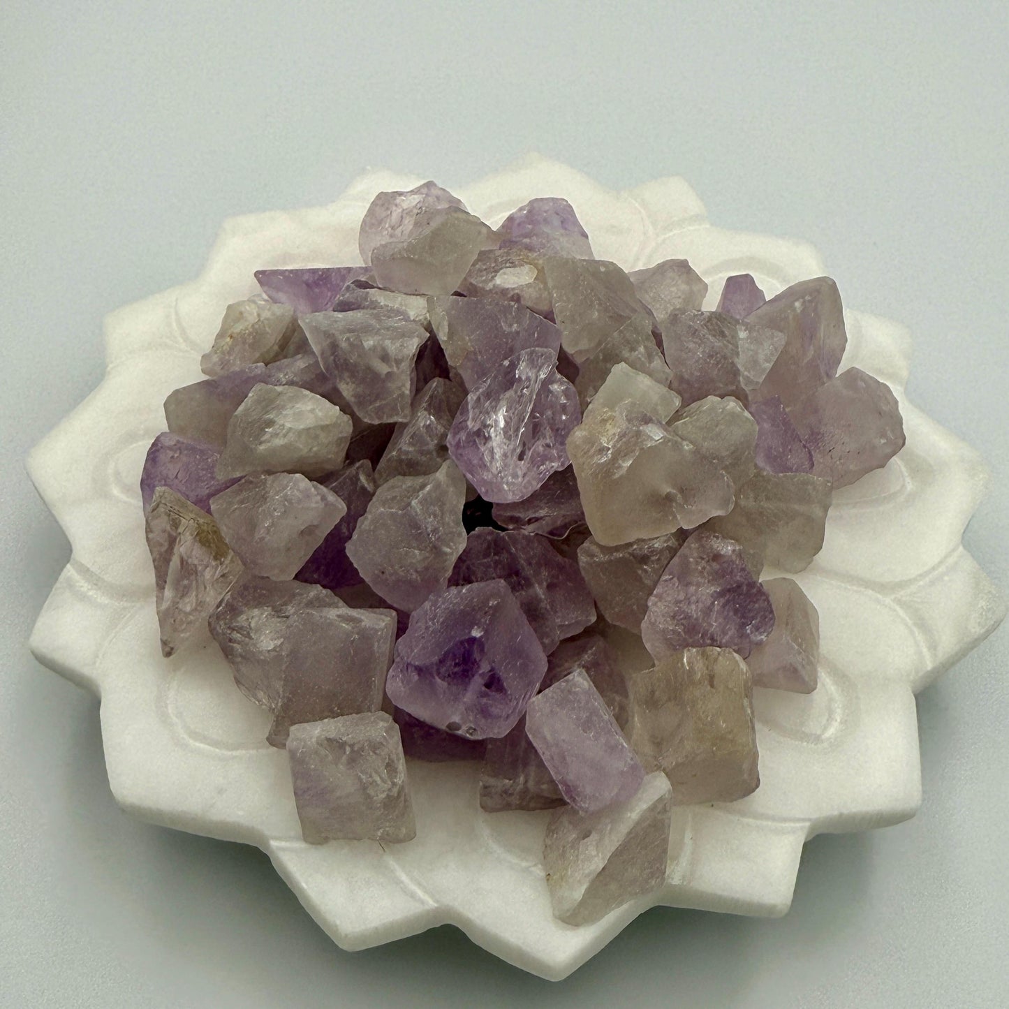 Raw Vera Cruz Amethyst Beads: Lavender Crystal Nuggets for Jewelry