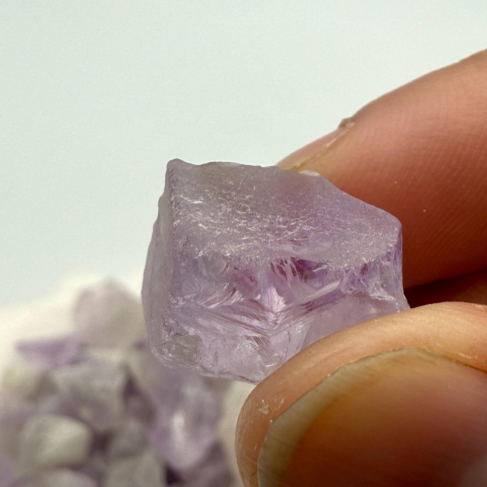 Raw Vera Cruz Amethyst Beads: Lavender Crystal Nuggets for Jewelry