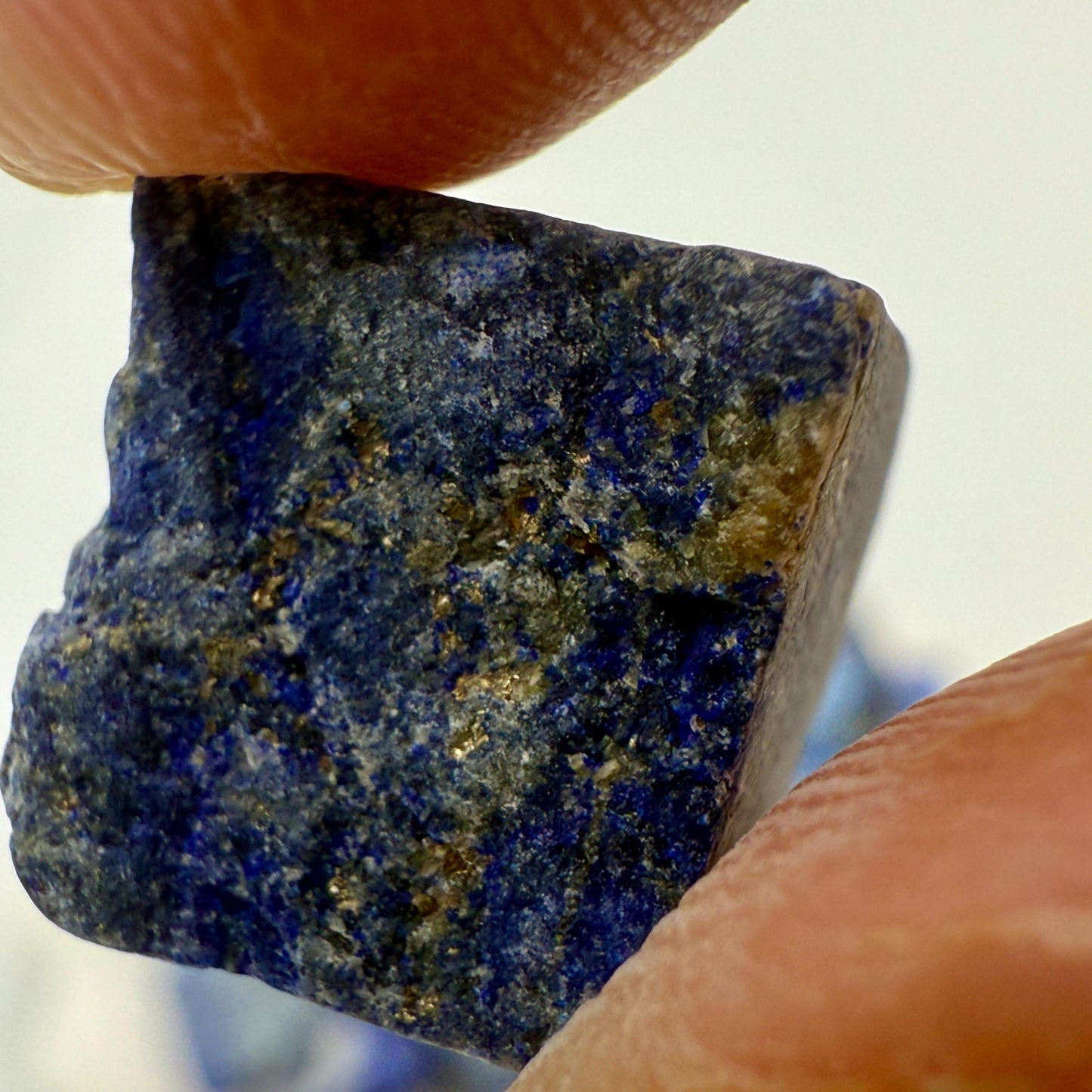 Raw Lapis Lazuli Beads: Deep Blue Gemstone Nuggets for Jewelry