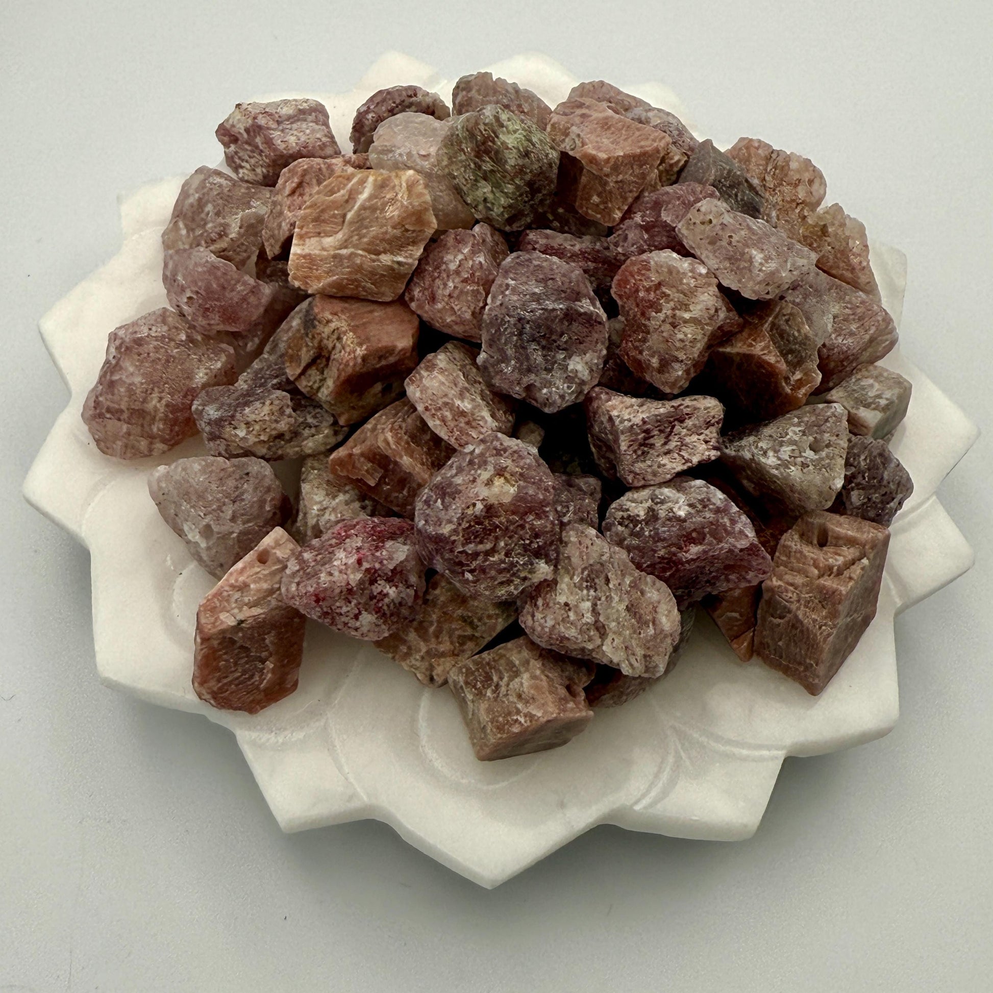 Raw Super Seven Crystal Beads: Natural Melody Stone Nuggets, High Vibration (1mm Hole)