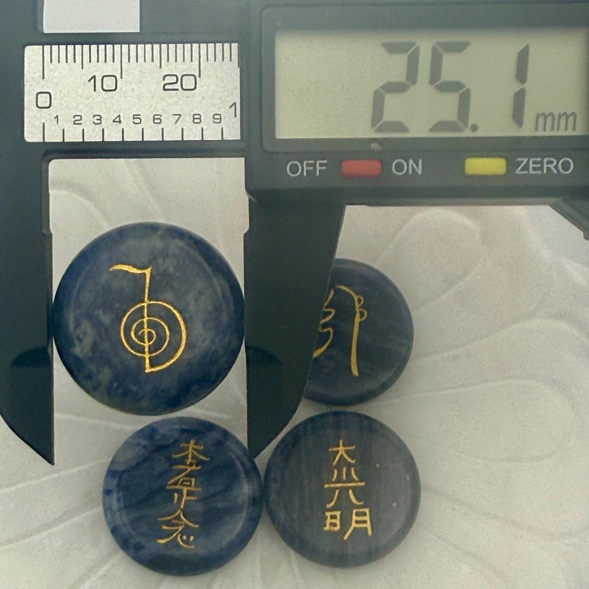 Sodalite Reiki Healing Stone Set: Hand Engraved Metaphysical Energy Healing Crystal | Shazu.com
