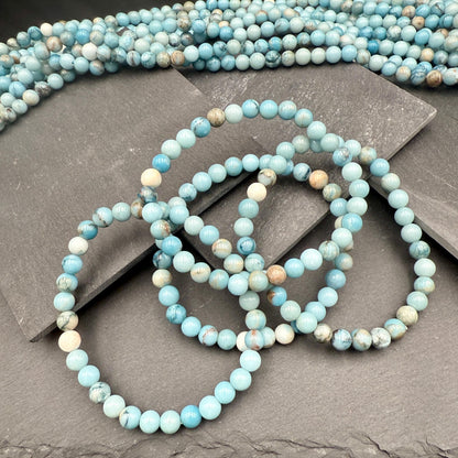 AAA Larimar Bracelet | Dominican Atlantis Stone, Handmade