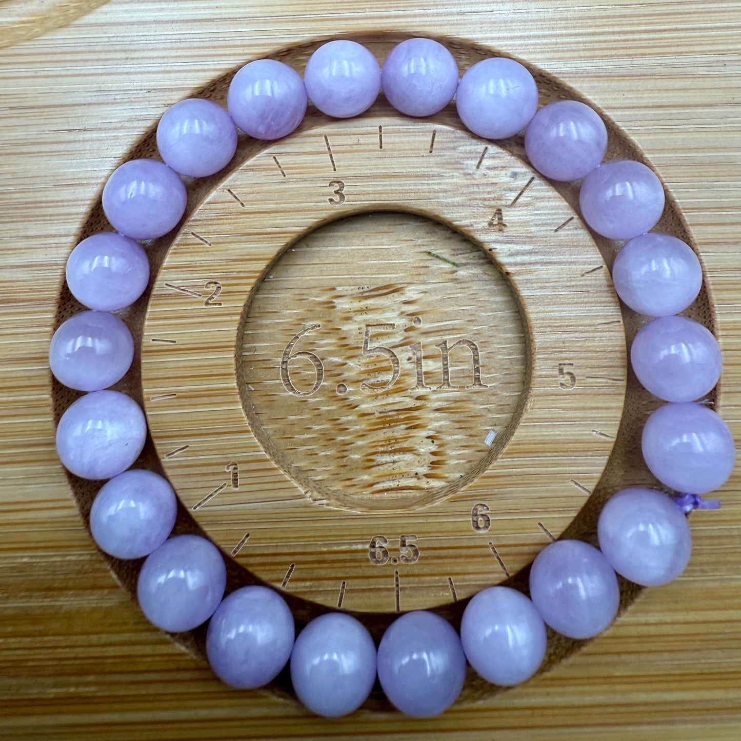 AAA Premium Kunzite Bracelet 8.6-8.8 mm Beads – Pink Spodumene for Love, Calm & Emotional Healing | Shazu.com