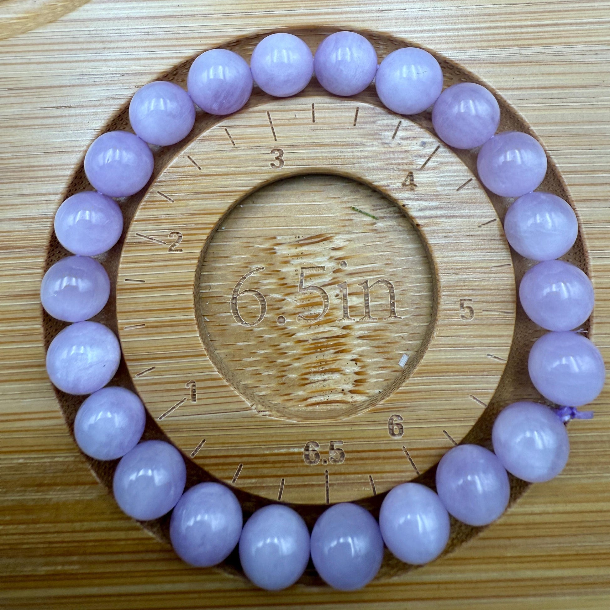 AAA Premium Kunzite Bracelet 8.6-8.8 mm Beads – Pink Spodumene for Love, Calm & Emotional Healing | Shazu.com