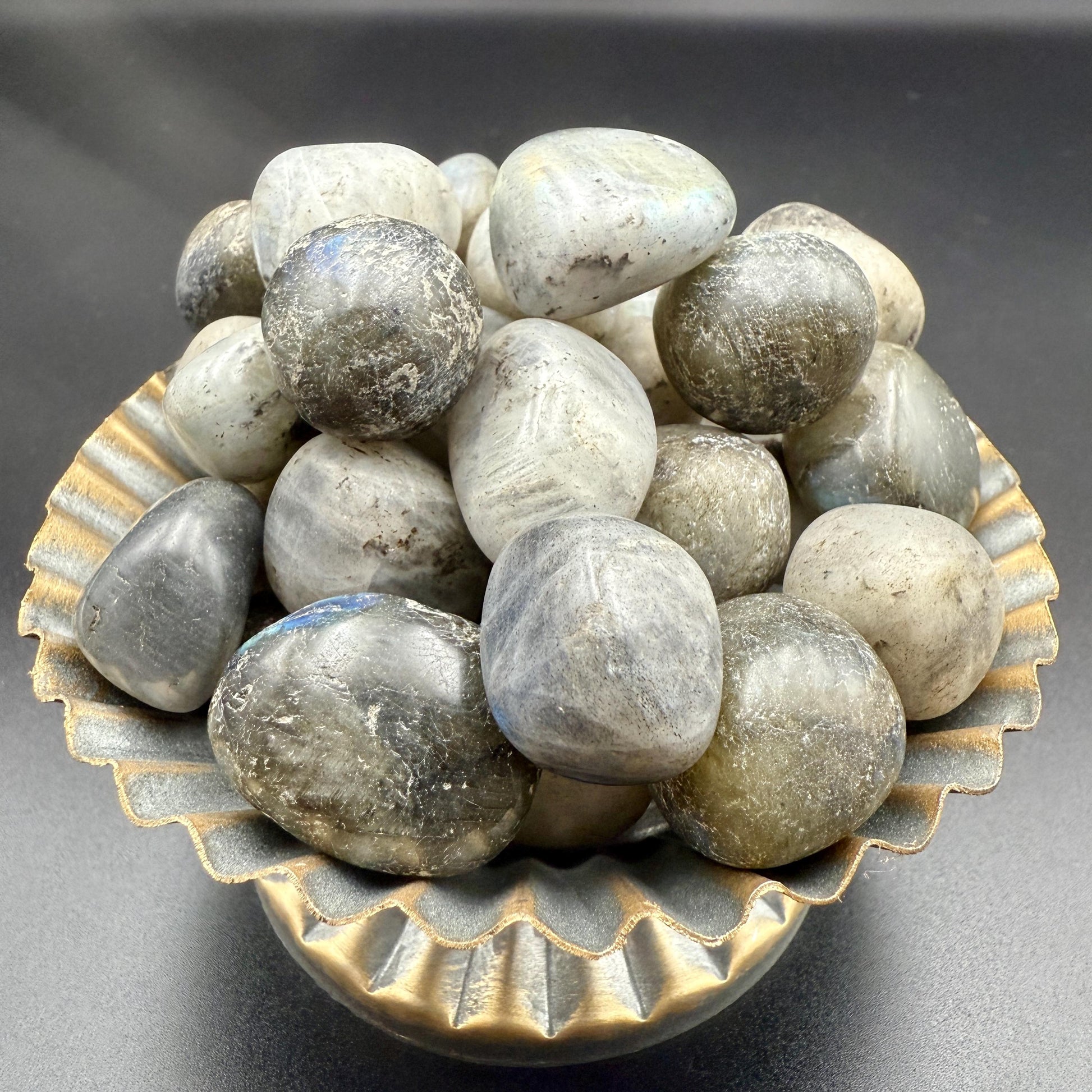 Labradorite Tumbled Stone – Natural Crystal for Intuition, Protection, Transformation & Magic