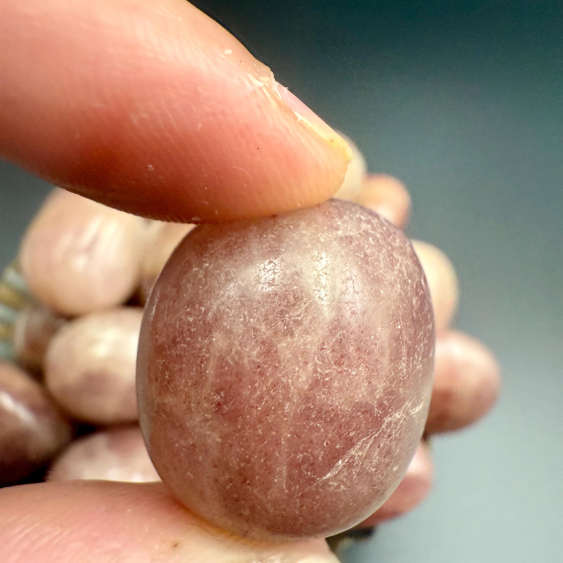 Red Strawberry Quartz Tumbled Stone – Natural Crystal for Love, Joy, Positive Energy & Emotional Healing