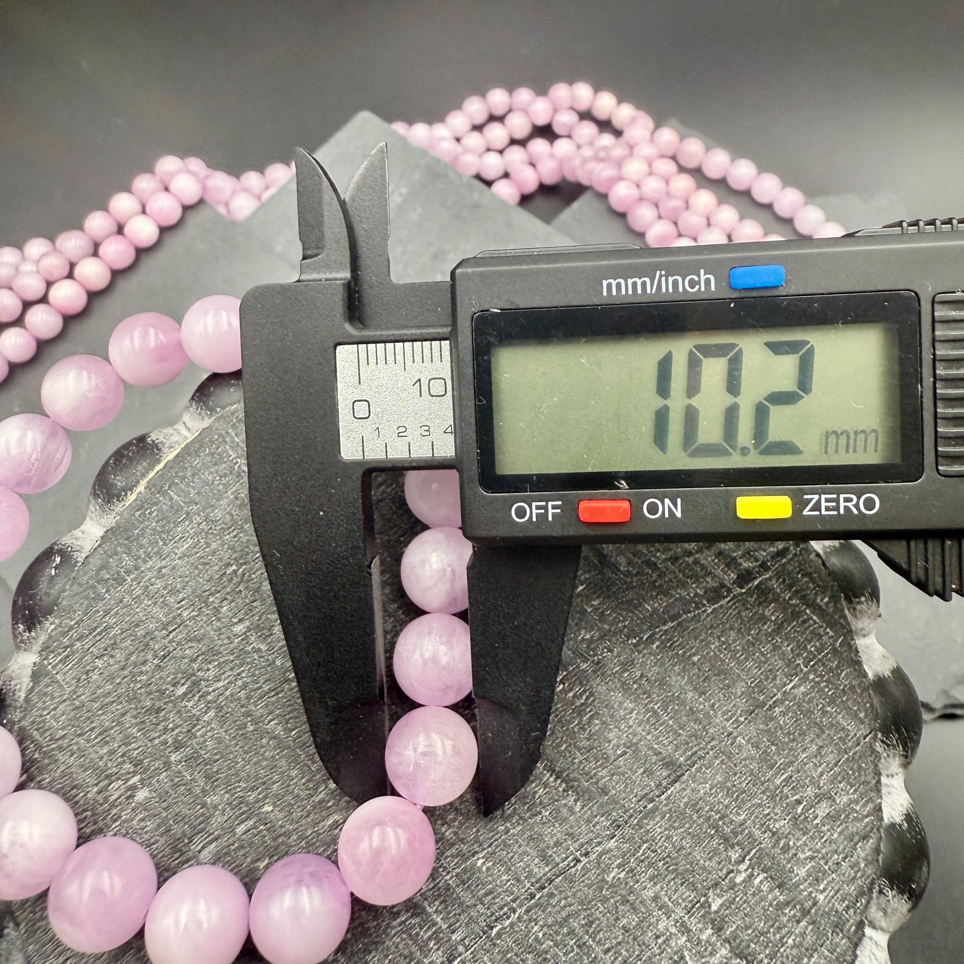 AAA Premium Kunzite Bracelet 10mm Beads – Pink Spodumene for Love, Calm & Emotional Healing | Shazu.com