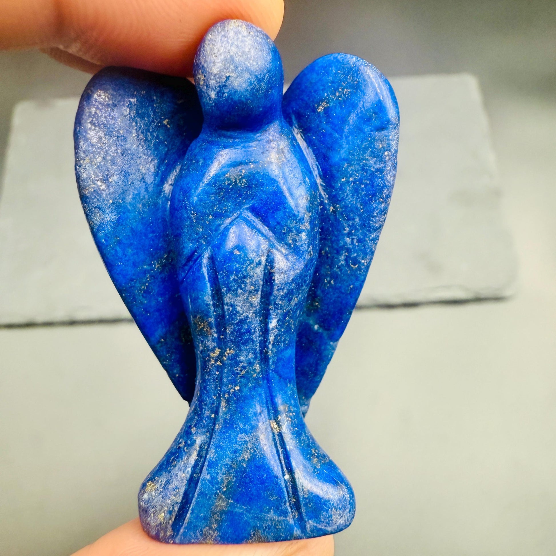 Lapis Lazuli Guardian Angel – Crystal of Wisdom, Truth & Inner Power (2")