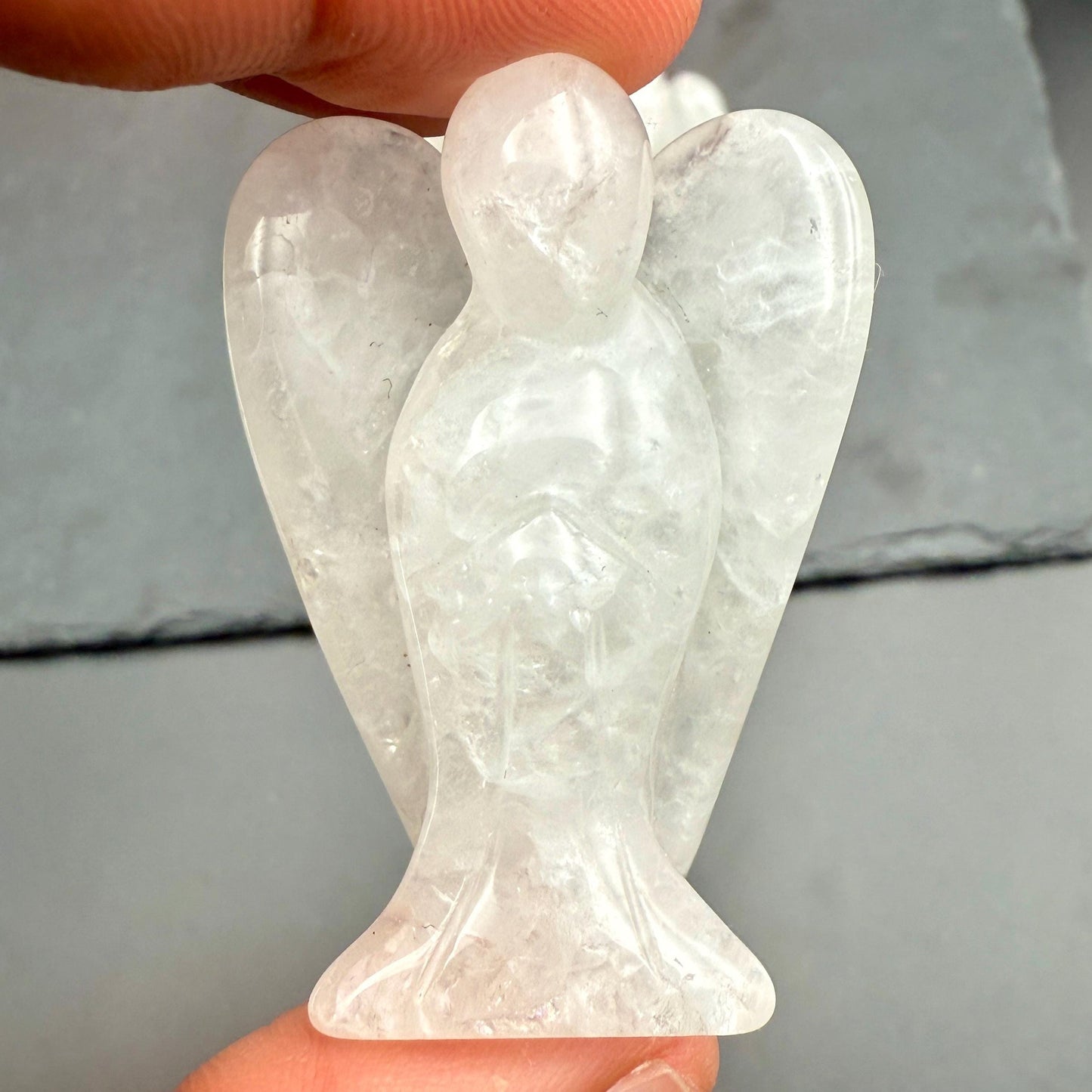 Clear Quartz Angel – Crystal of Clarity, Healing & Divine Energy (2")