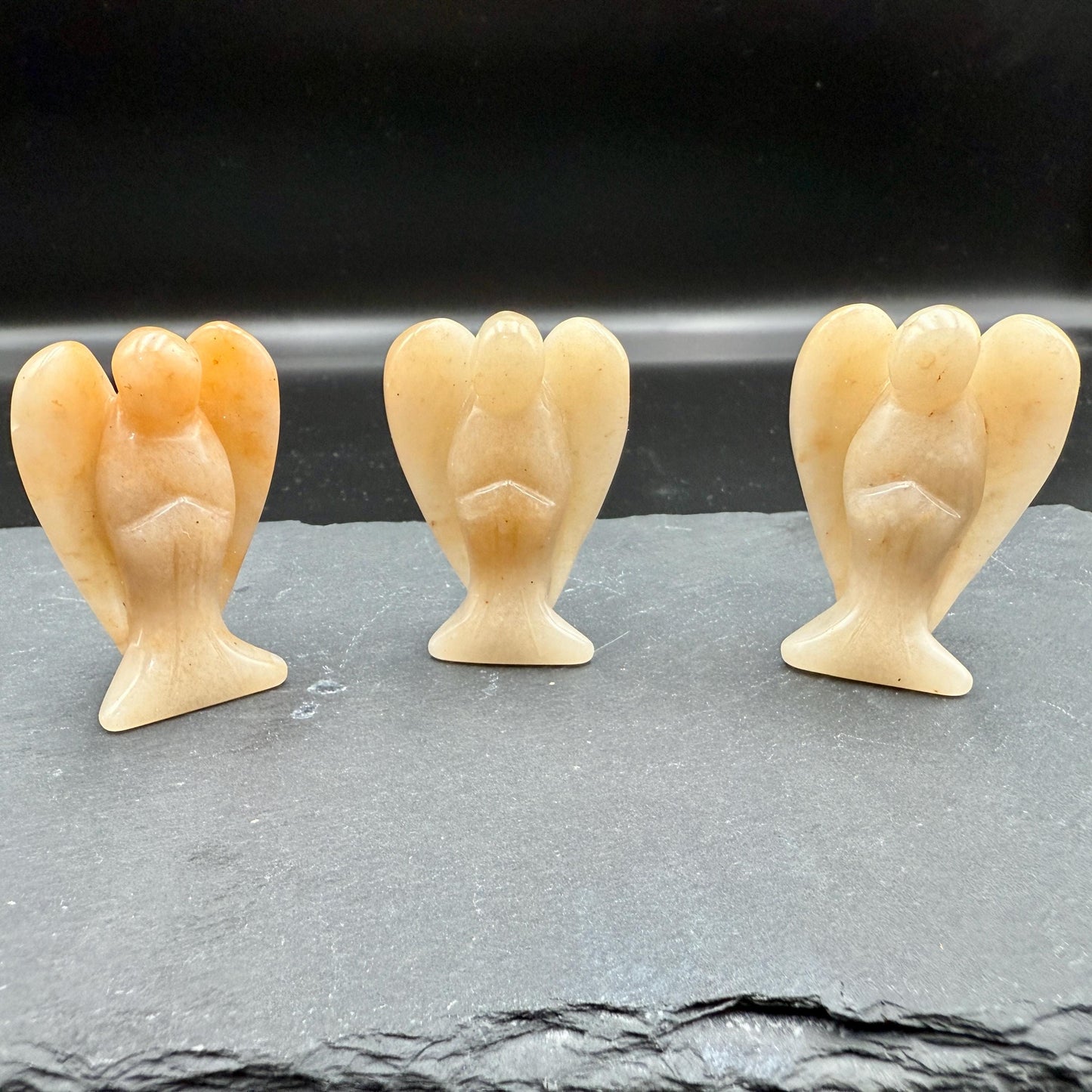 Yellow Jade Angel – Crystal of Joy, Confidence & Good Fortune (2")