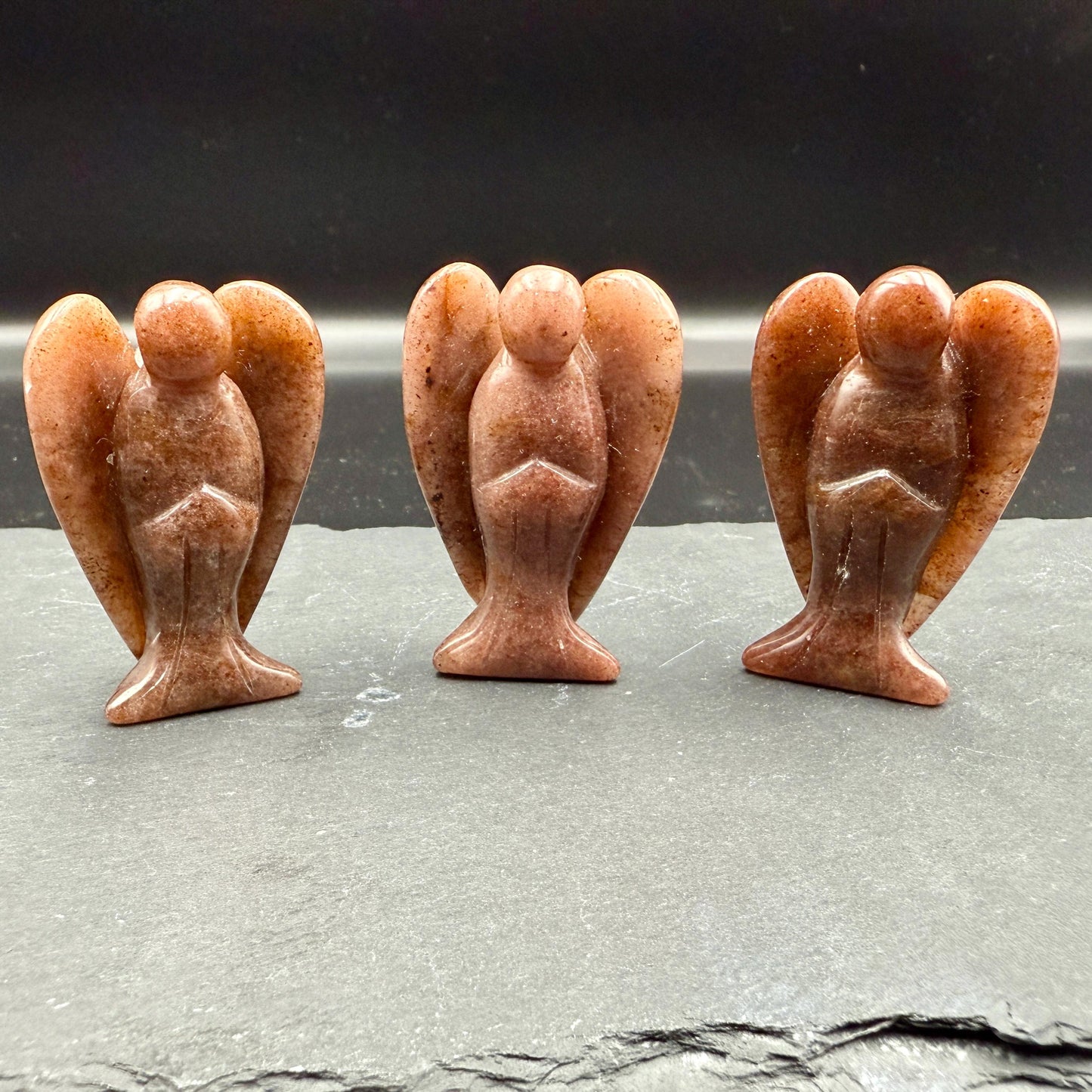 Strawberry Quartz Angel – Crystal of Love, Joy & Emotional Healing (2")