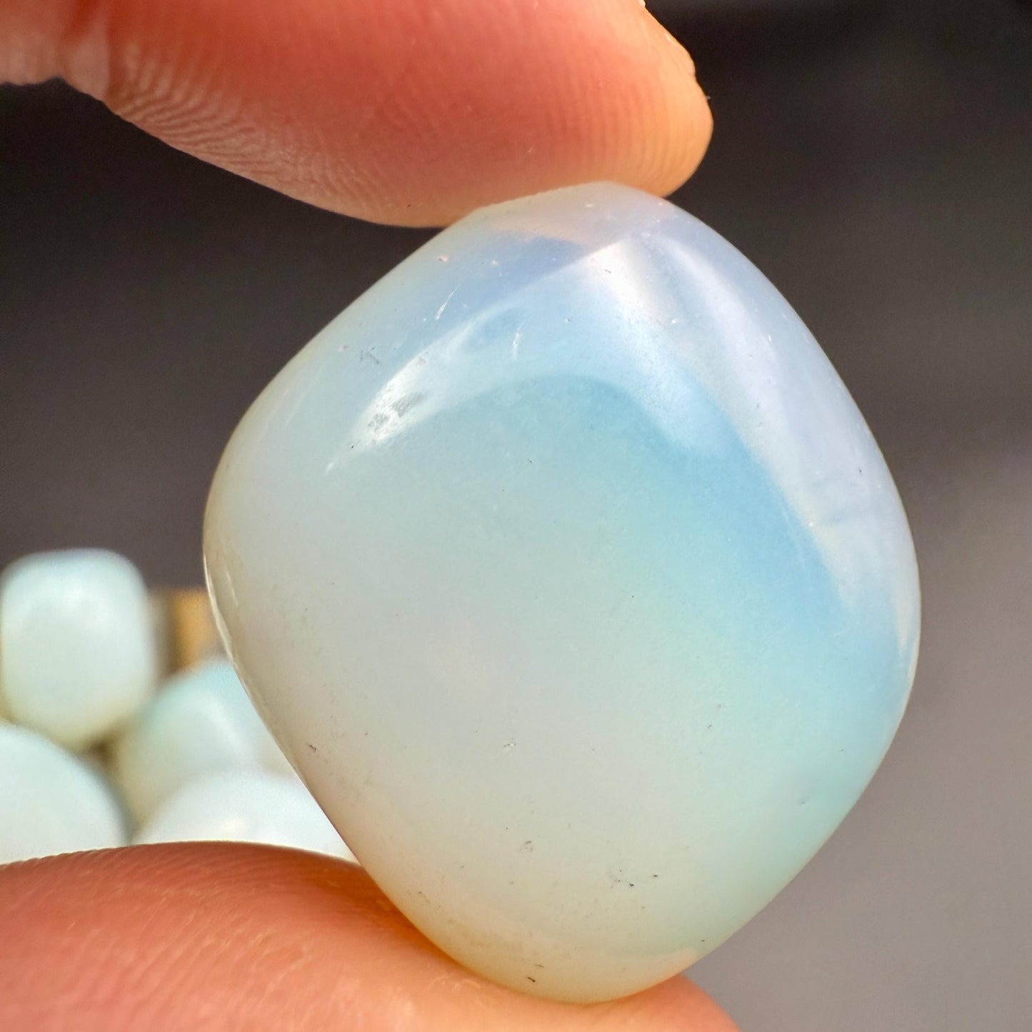 Opalite Tumbled Stone – Crystal for Calm, Confidence, Communication & Emotional Balance