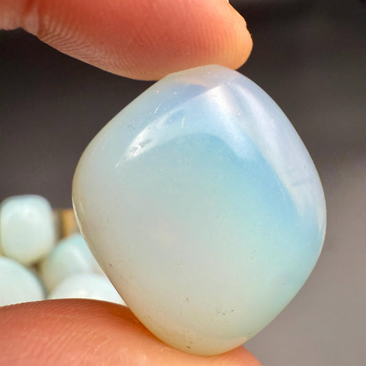Opalite Tumbled Stone – Crystal for Calm, Confidence, Communication & Emotional Balance