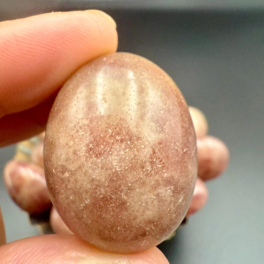 Red Strawberry Quartz Tumbled Stone – Natural Crystal for Love, Joy, Positive Energy & Emotional Healing