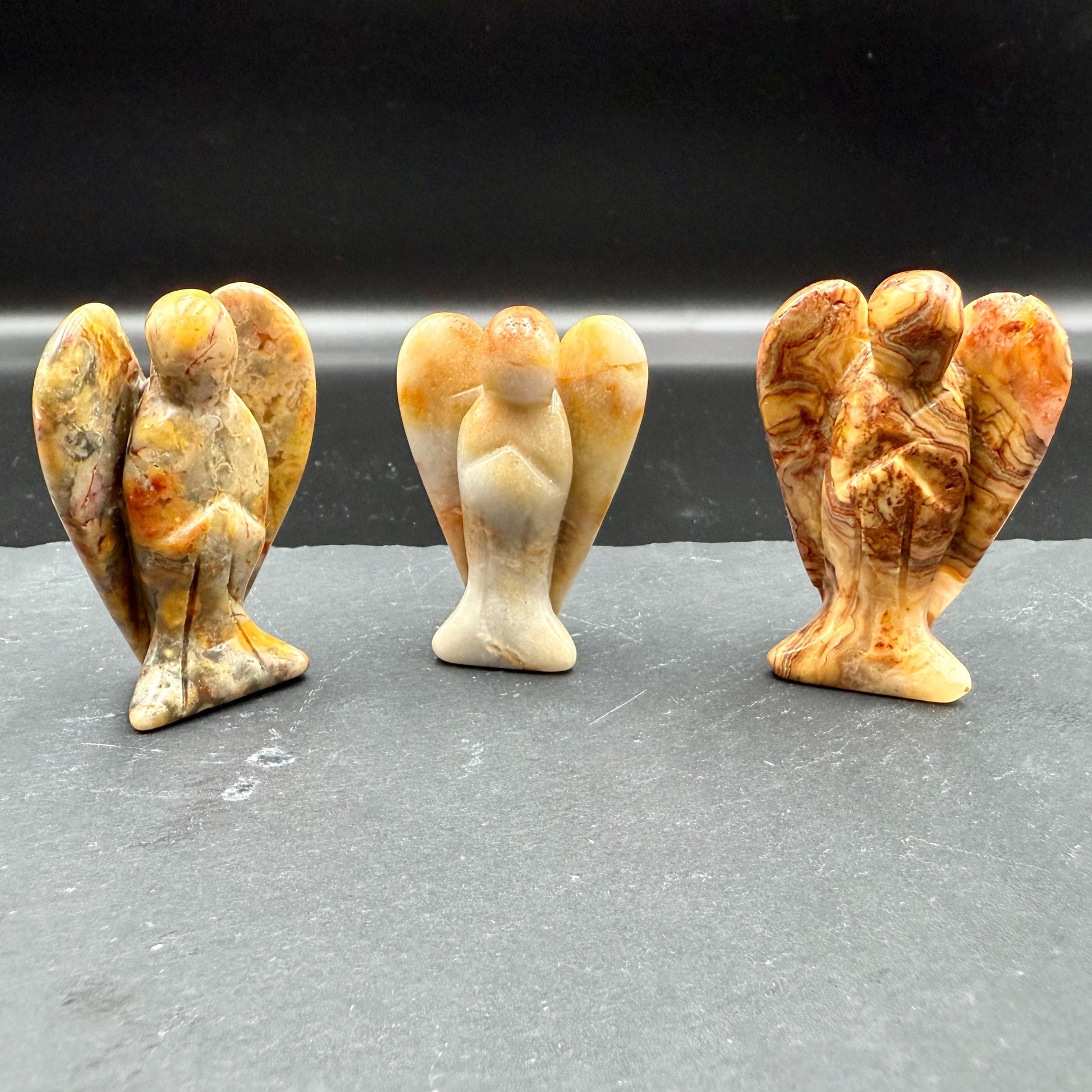 Crazy Lace Agate Guardian Angel – Crystal of Joy, Balance & Positive Energy (2")