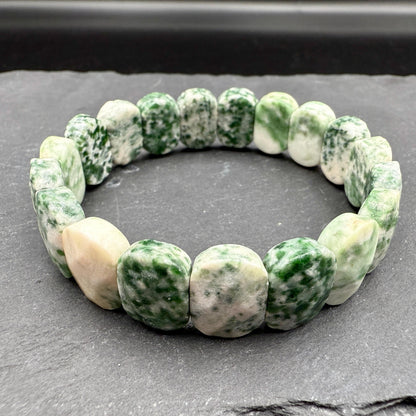 Tree Agate Bracelet – Oval Faceted