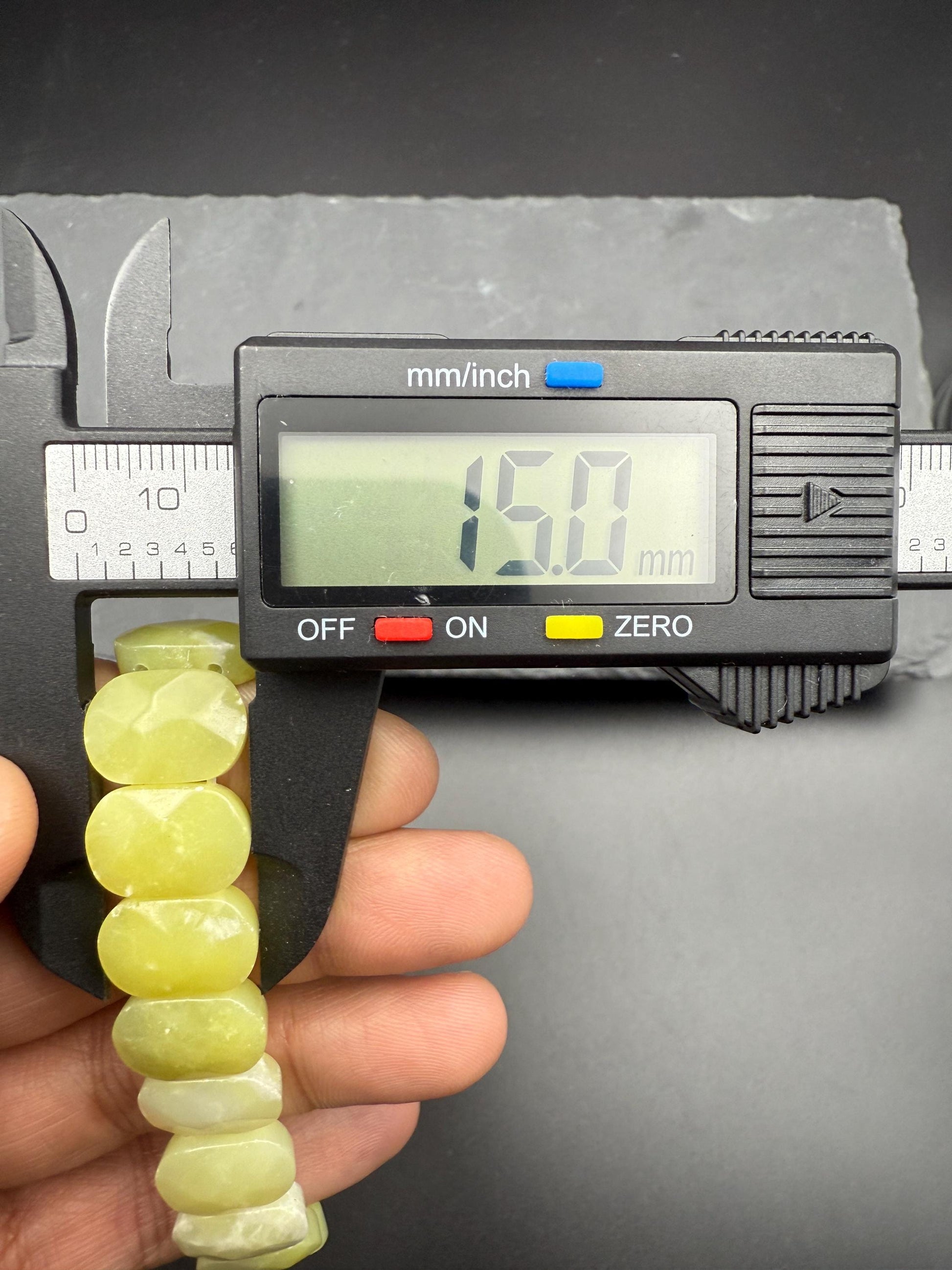 Yellow Jade Oval Faceted Bracelet 10x15MM • Natural Lemon Jade Crystal • Joy, Luck & Emotional Balance Healing Jewelry